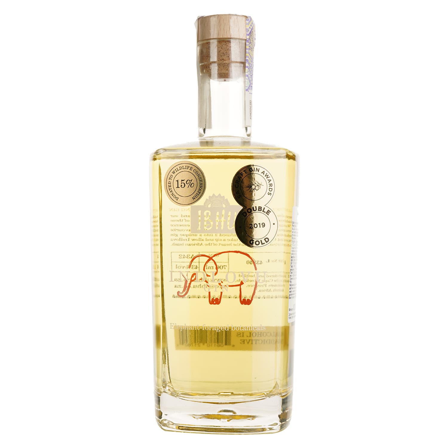 Уцінка. Джин Ibhu Indlovu Elephant-Foraged Botanicals Gin 43% 0.7 л