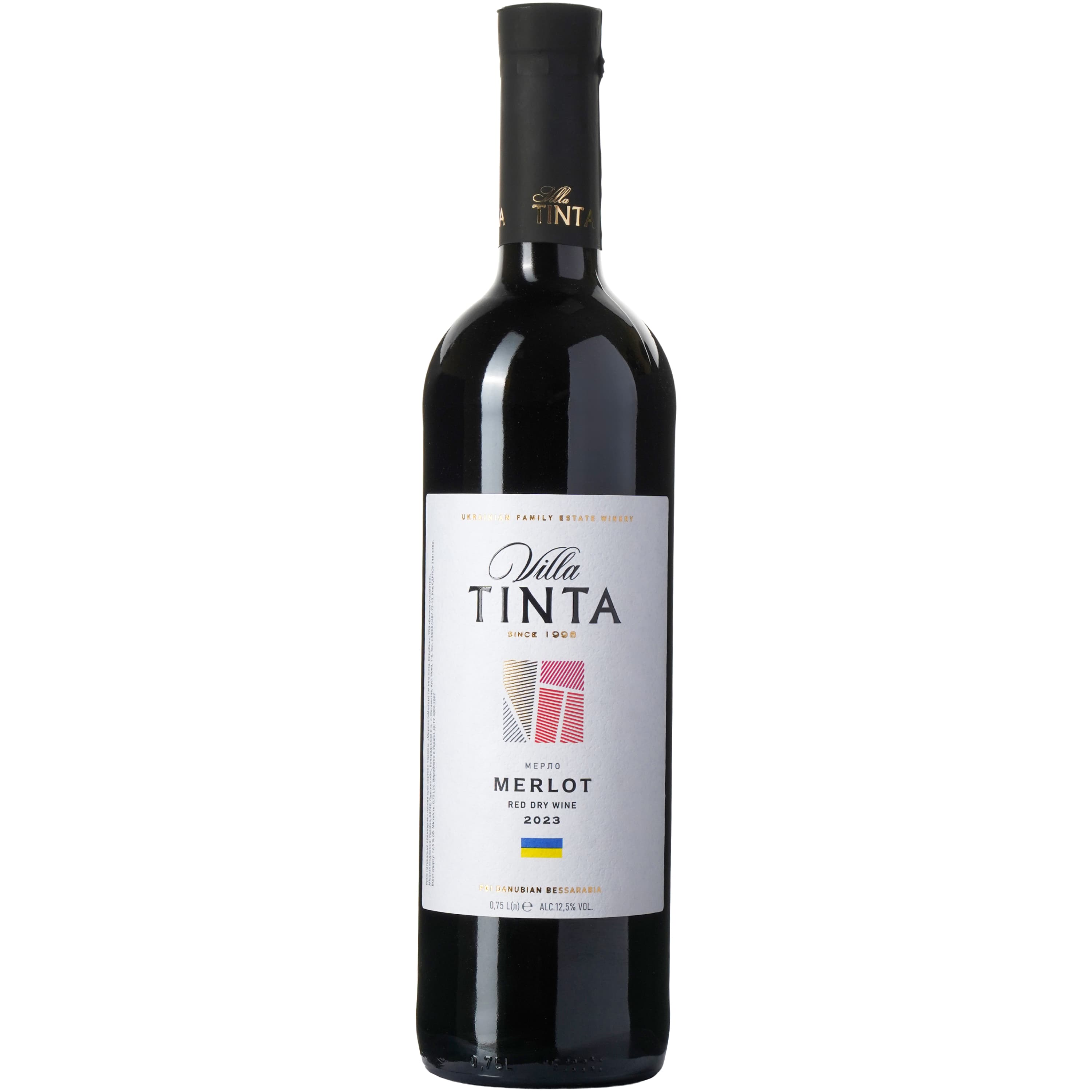 Вино Villa Tinta Merlot, красное, сухое, 11-13%, 0,75 л (8000018914820)