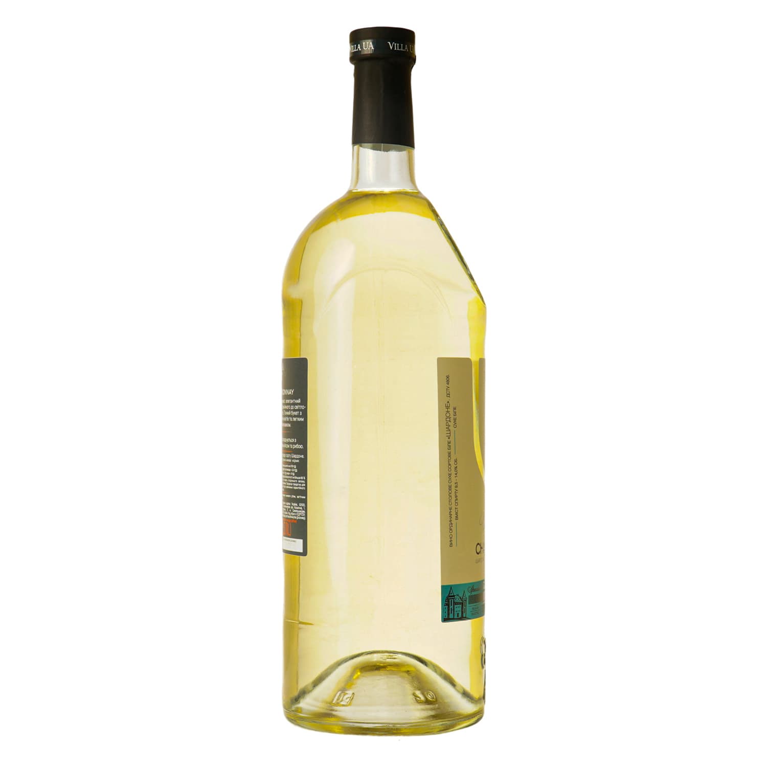 Вино Villa UA Chardonnay біле сухе 1.5 л