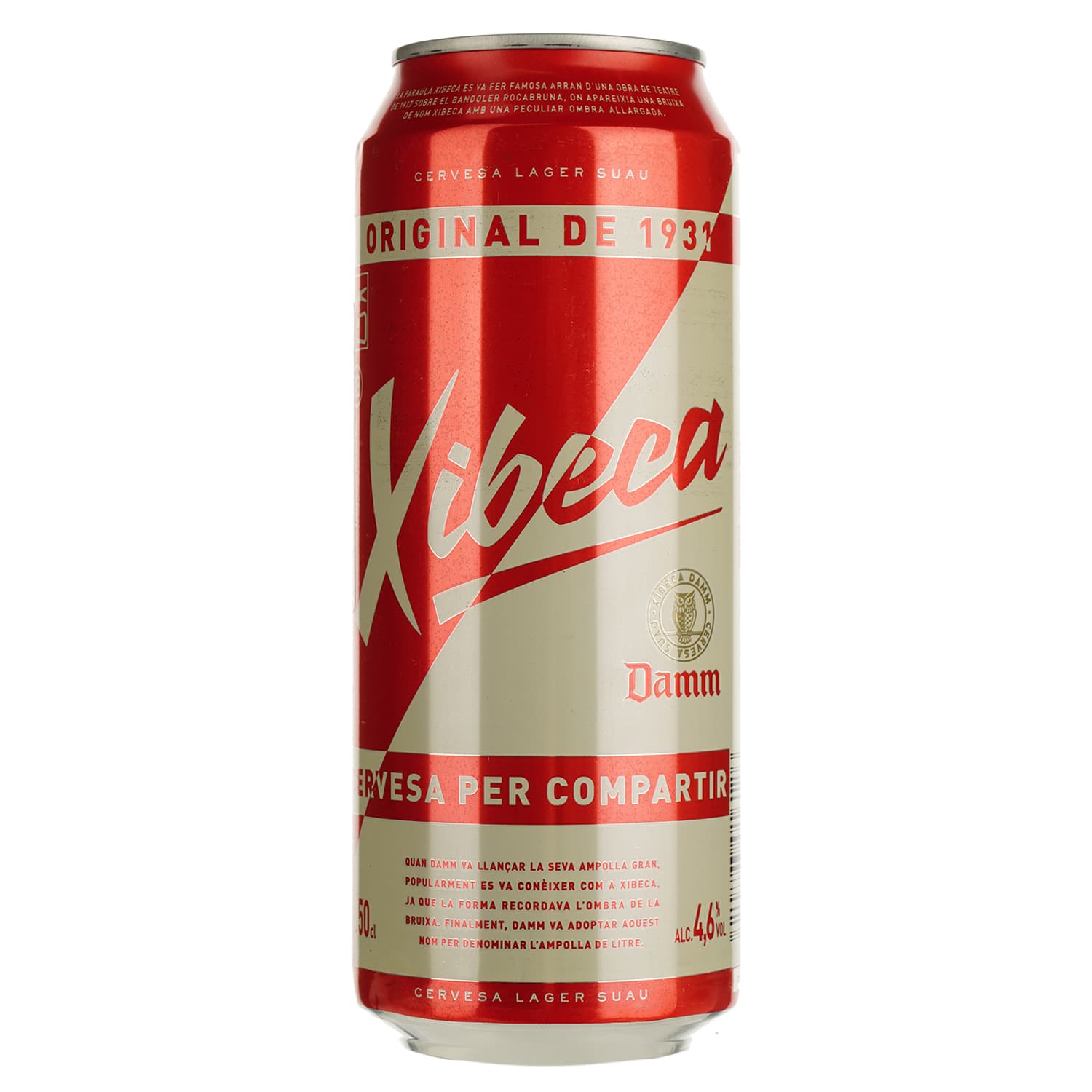 Пиво Xibeca світле 4.6% 0.5 л з/б