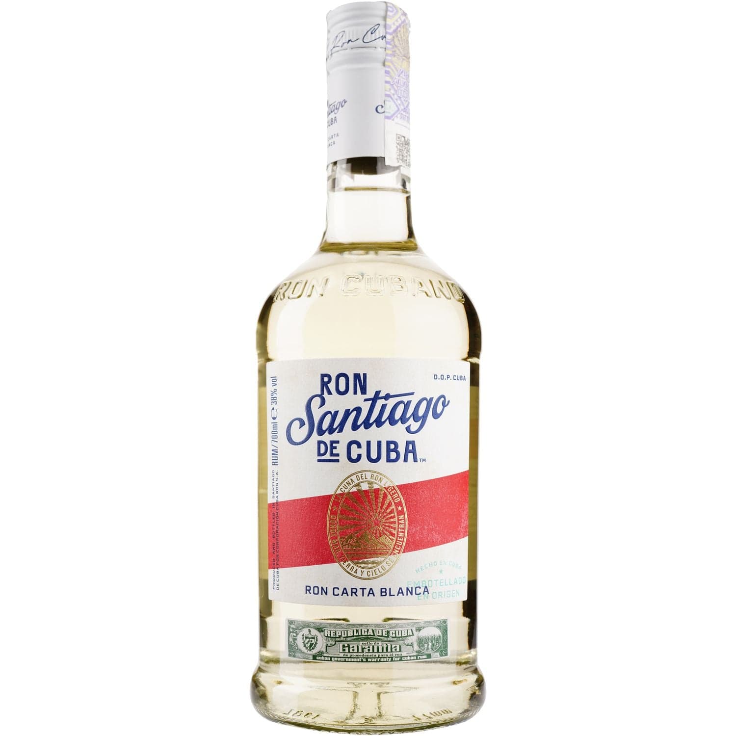 Ром Santiago De Cuba Carta Blanca, 3 роки витримки, 38%, 0,7 л