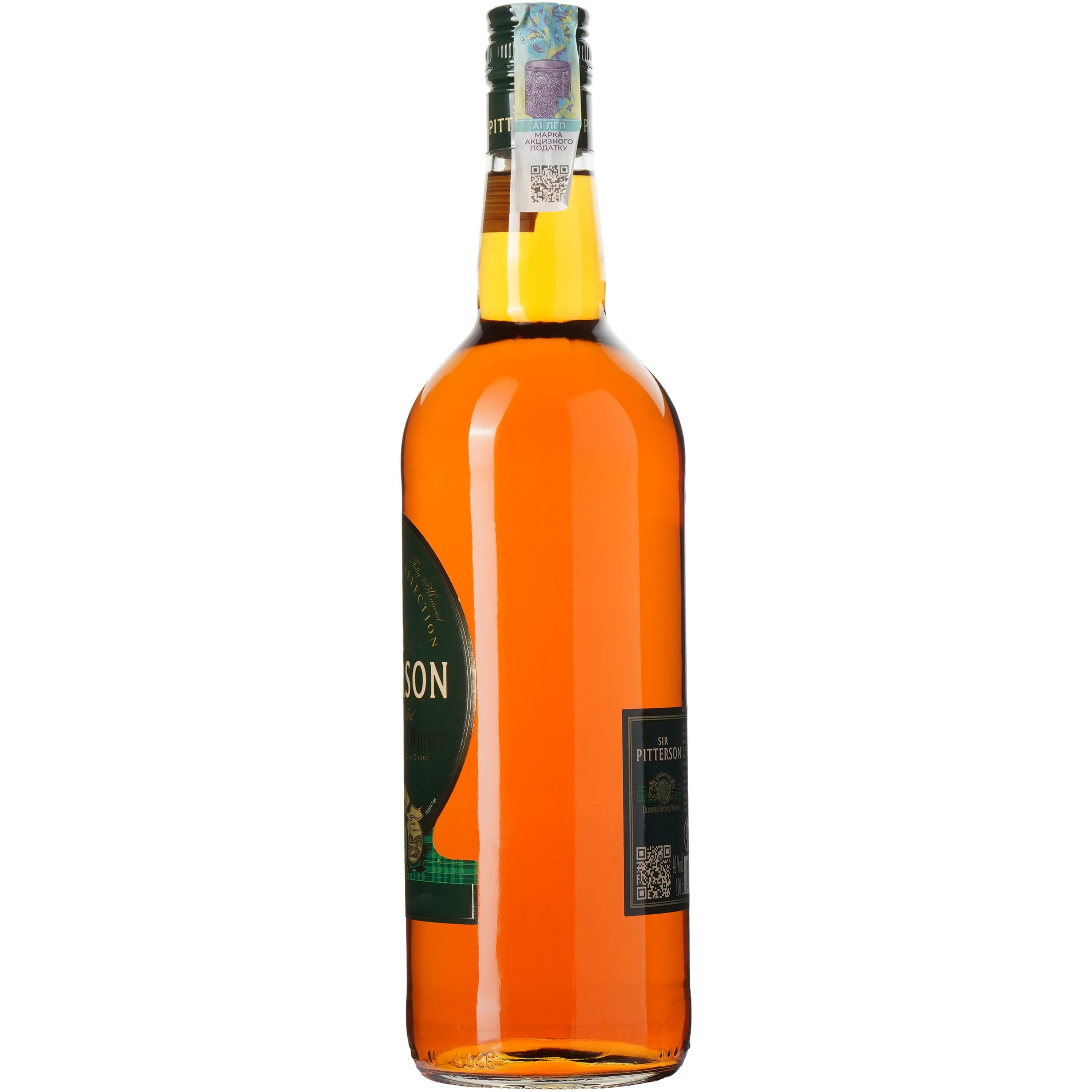 Віскі Sir Pitterson Premium 40% 1 л (3107872005397)