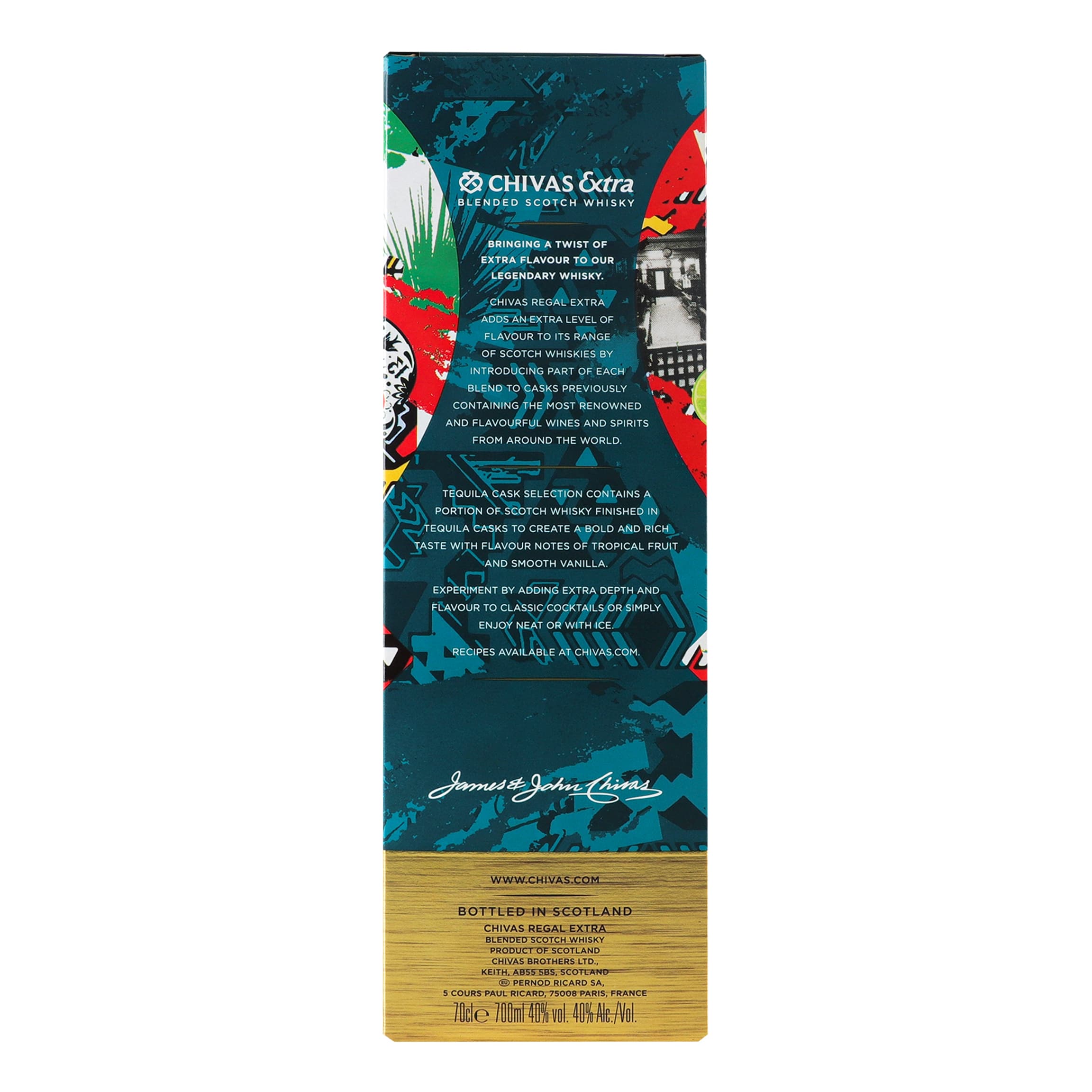 Віскі Chivas Regal Extra Tequila Cask 0.7л 40% в подарунковій упаковці