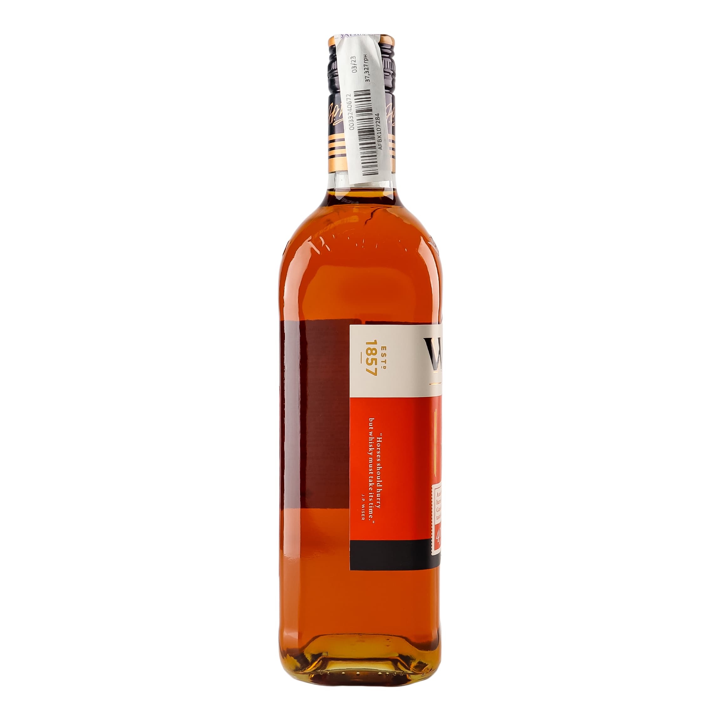 Віскі J.P. Wiser's Tripple Barrel 10 yo Blended Canadian Whiskey 40% 0.7 л