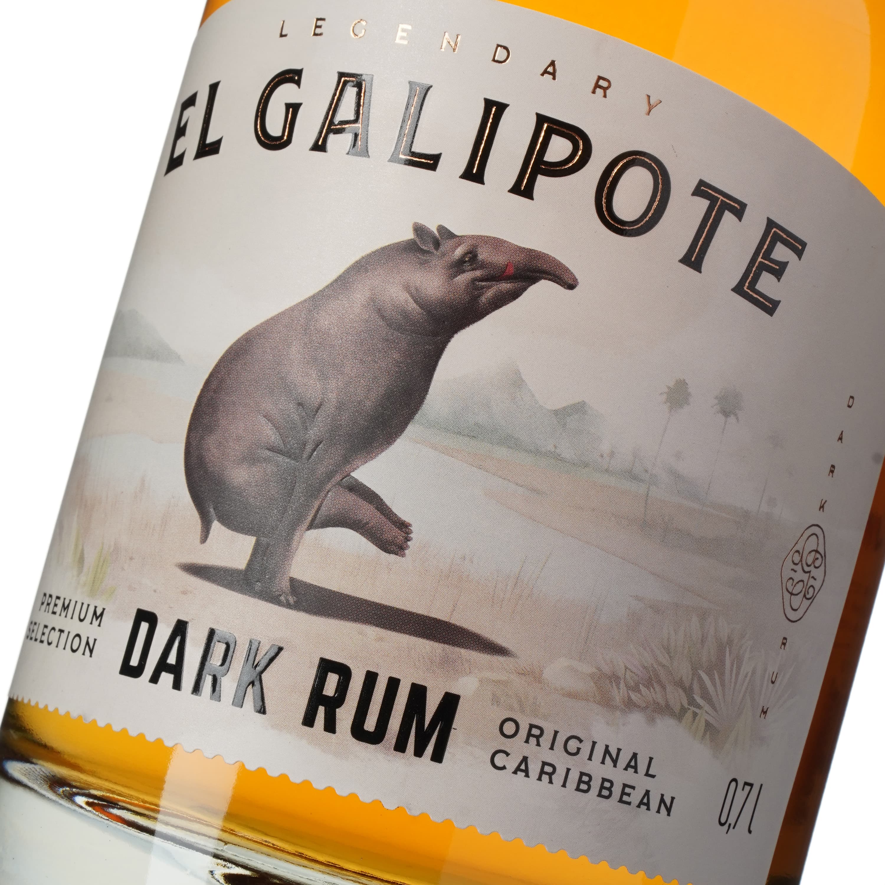 Ром El Galipote Dark Rum 40% 0.7 л