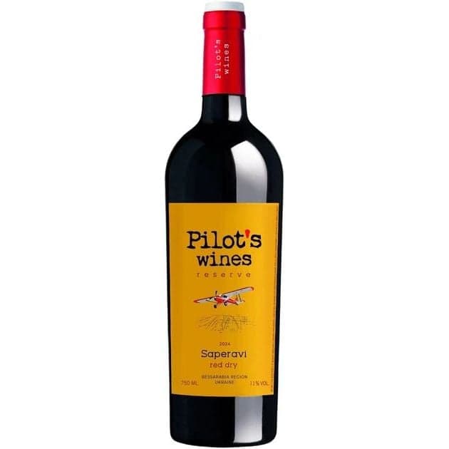 Вино Pilot’s Wines Сапераві Reserve червоне сухе 0.75 л