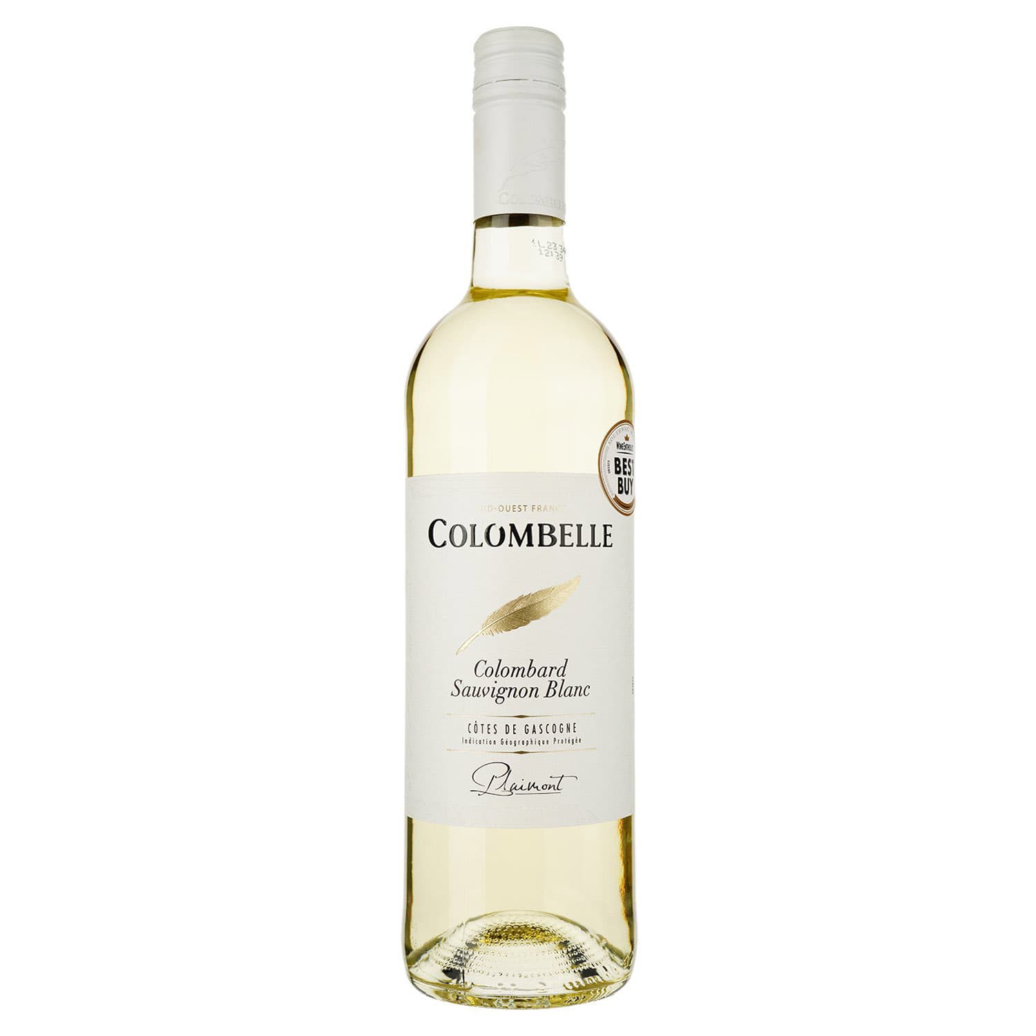 Упаковка вина Plaimont Colombelle Sauvignon Blanc біле напівсухе 4.5 л (0.75 л х 6 шт.)