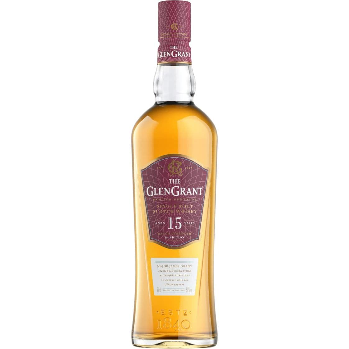 Шотландський віскі Glen Grant 15 років 50% 0.7 л, у подарунковому пакуванні (886214)