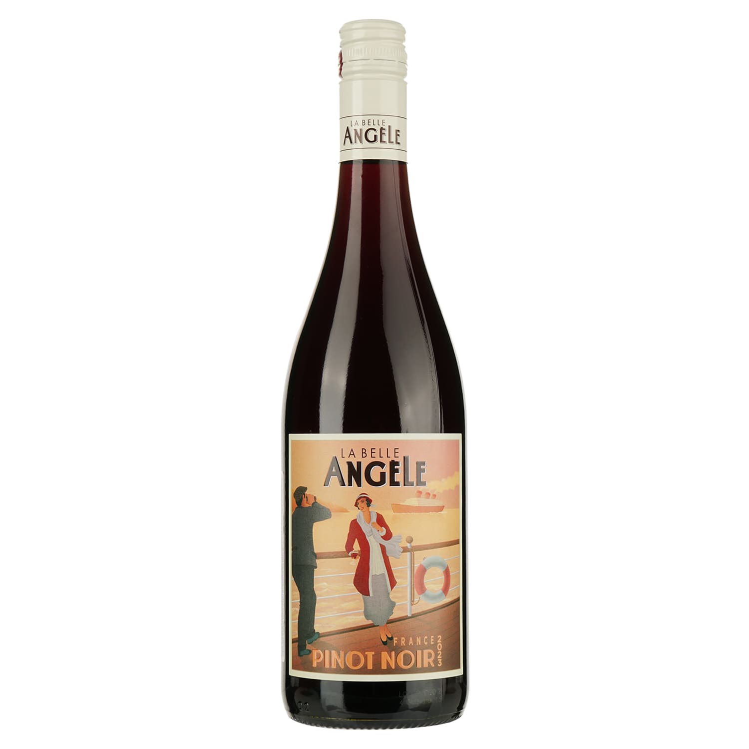 Вино Badet Clement La Belle Angele Pinot Noir, червоне, сухе, 13%, 0,75 л (8000019948671)