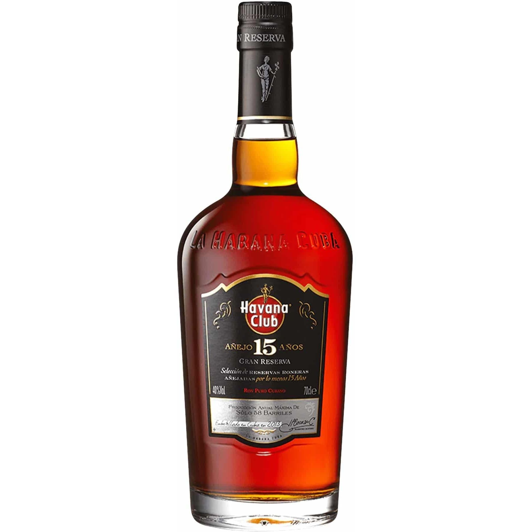 Ром Havana Club 15 yo Gran Reserva 40% 0.7 л у подарунковій упаковці