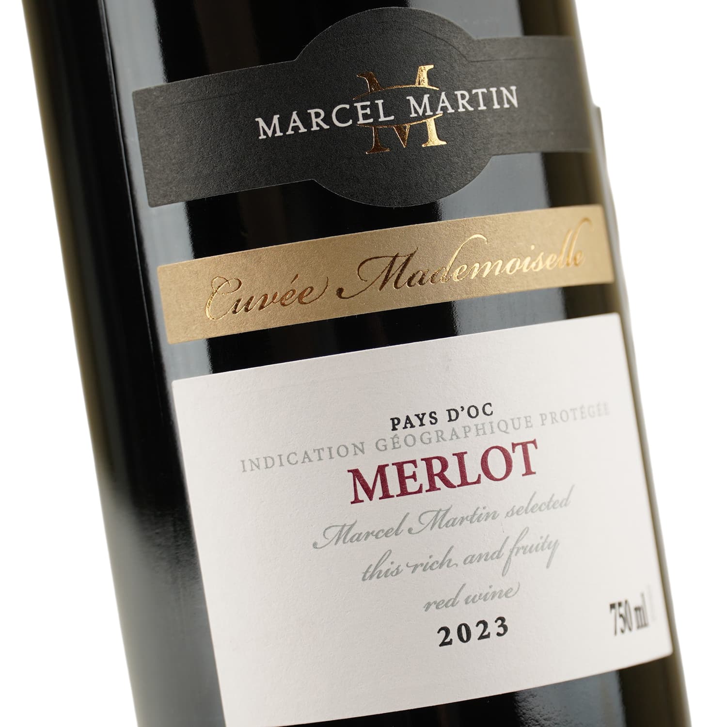 Вино Marcel Martin Merlot червоне сухе 13% 0.75 л
