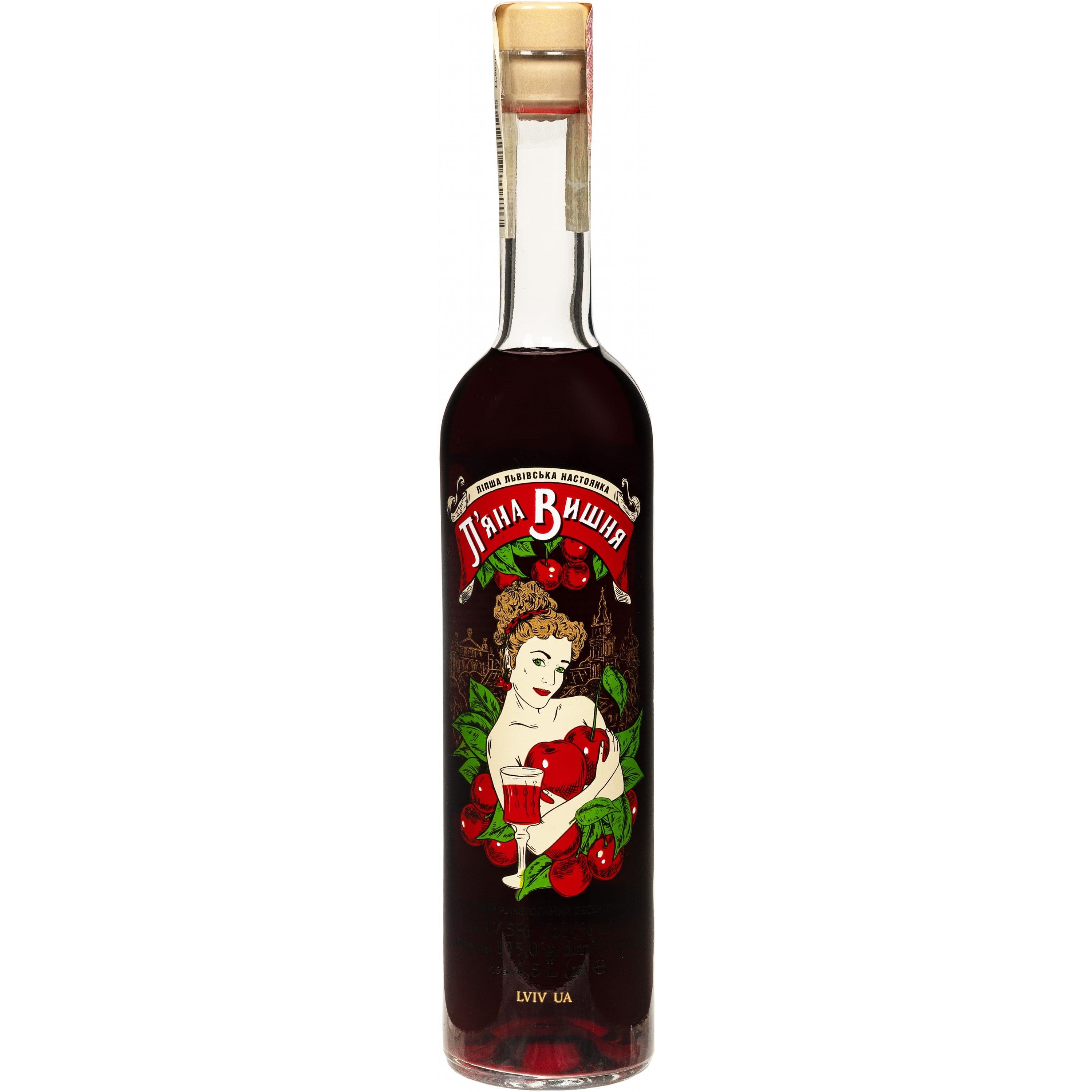 Лікер П'яна Вишня 17.5% 0.5 л
