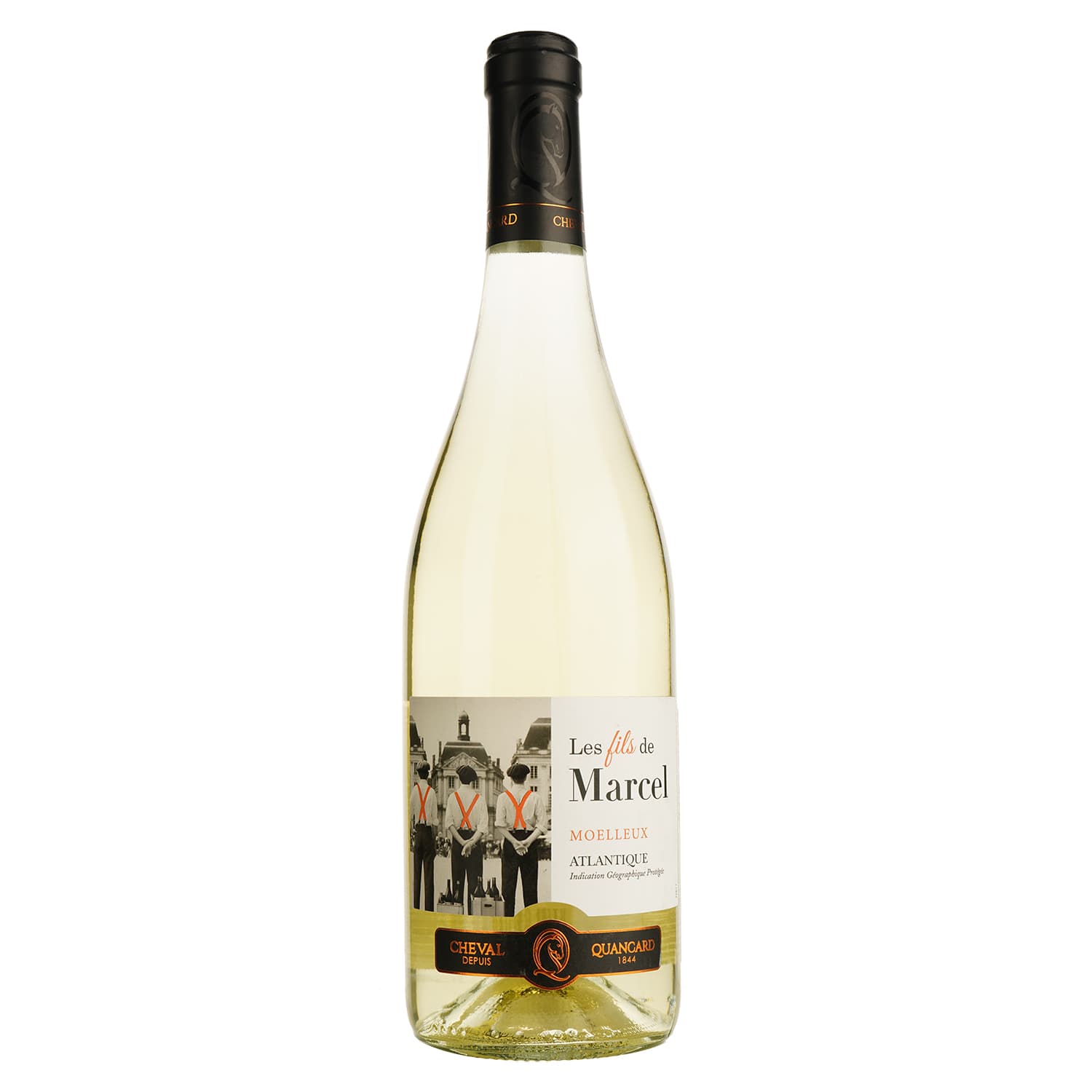 Вино Les Fils de Marcel Moelleux Vin de Pays Atlantique Blanc біле напівсолодке 0.75 л