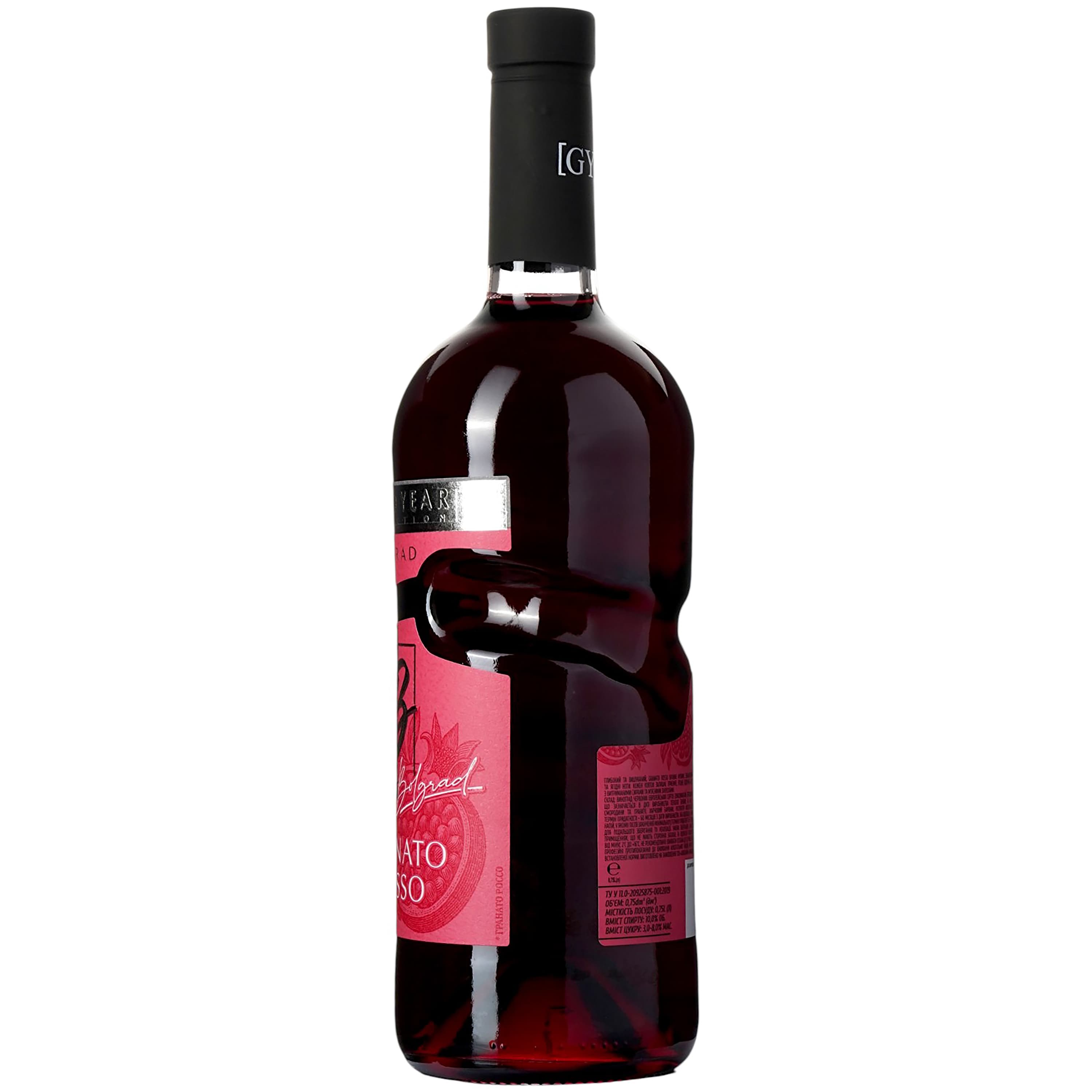 Винний напій Bolgrad Good Year напівсолодкий червоний Granato Rosso 10% 0.75 л
