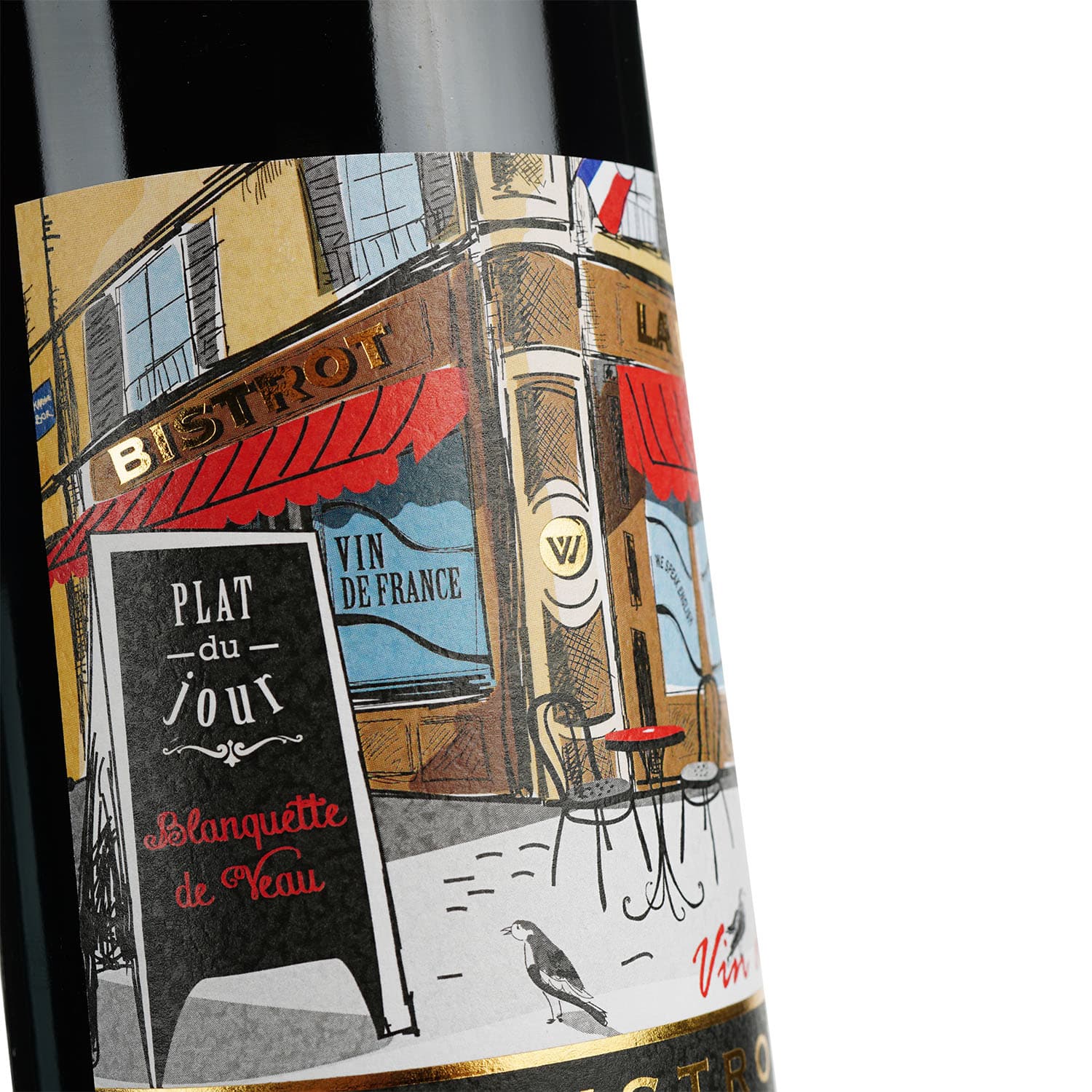 Вино Bistrot Merlot Cabernet, 13%, 0,75 л (795862)