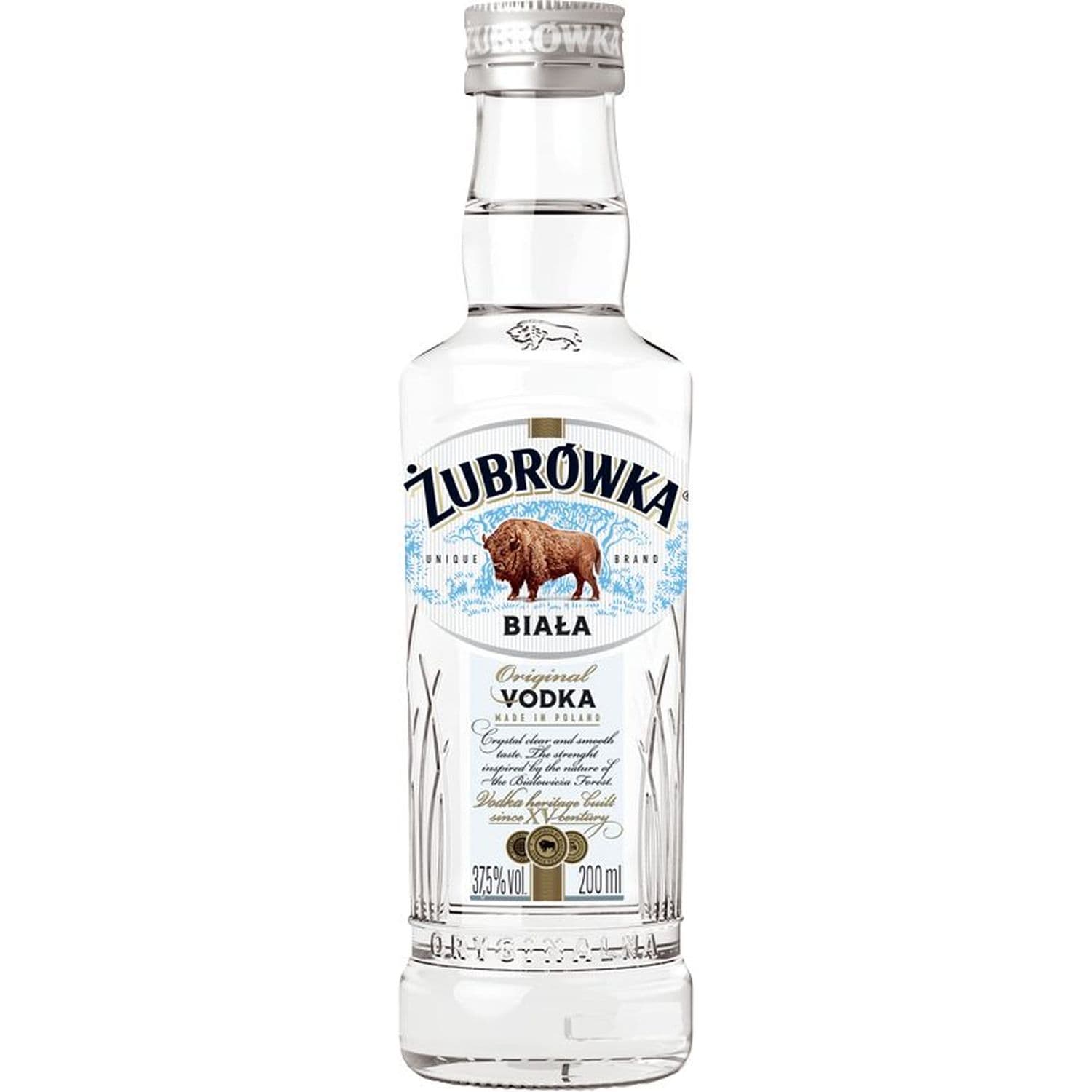 Горілка Zubrowka Biala, 40%, 0,2 л (598384)
