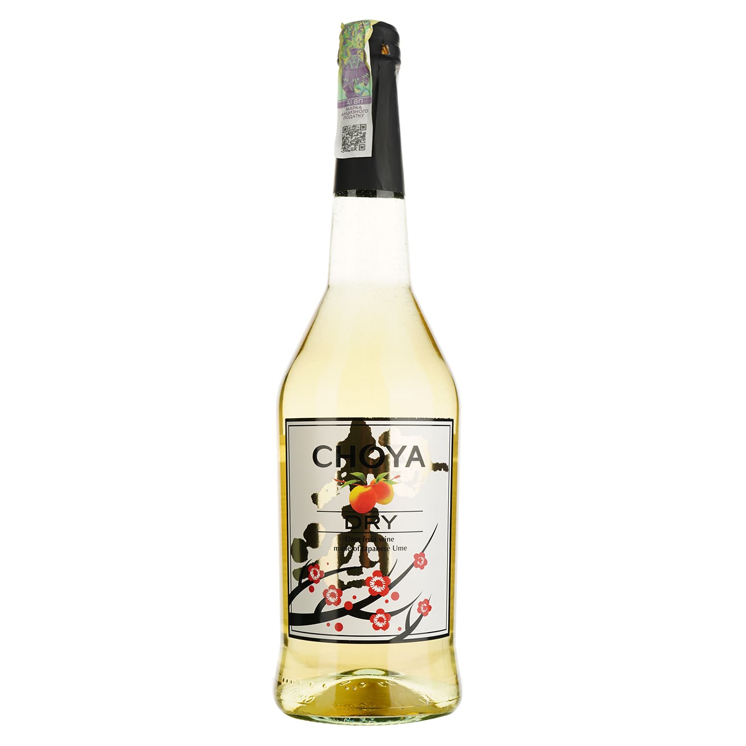 Вино Choya Dry, біле, солодке, 10%, 0,75 л (32412)