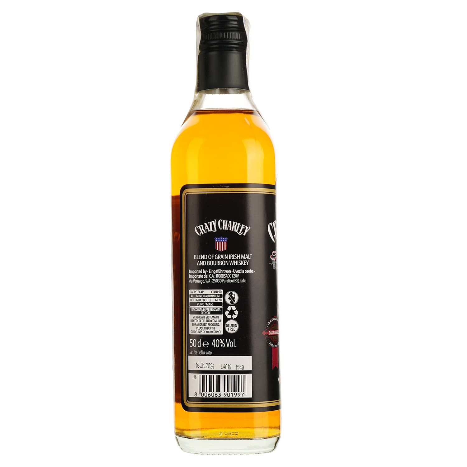 Віскі Crazy Charley Black Label, 40%, 0,5 л