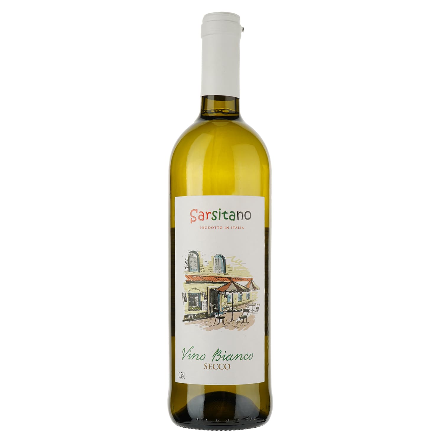 Вино Sarsitano Vino Bianco Secco, біле, сухе, 0,75 л