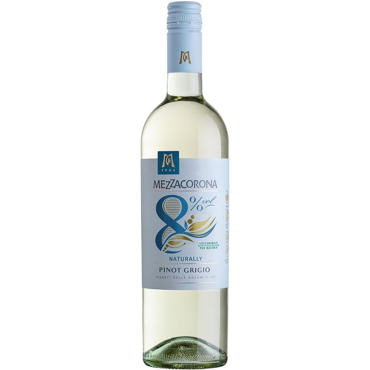 Вино Mezzacorona Pinot Grigio біле напівсолодке 8% 0.75 л