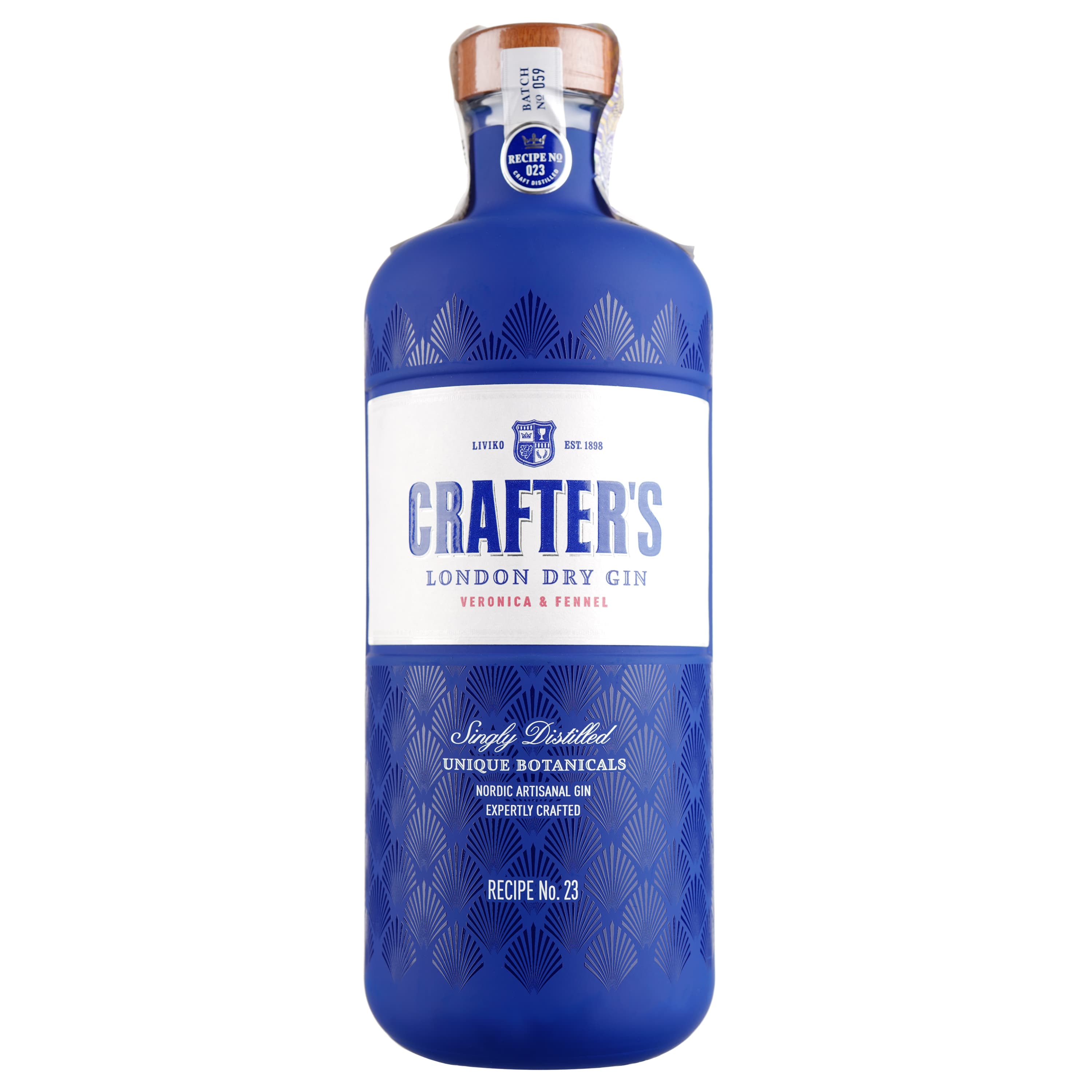 Джин Livico Crafter's London Dry, 43%, 0,7 л