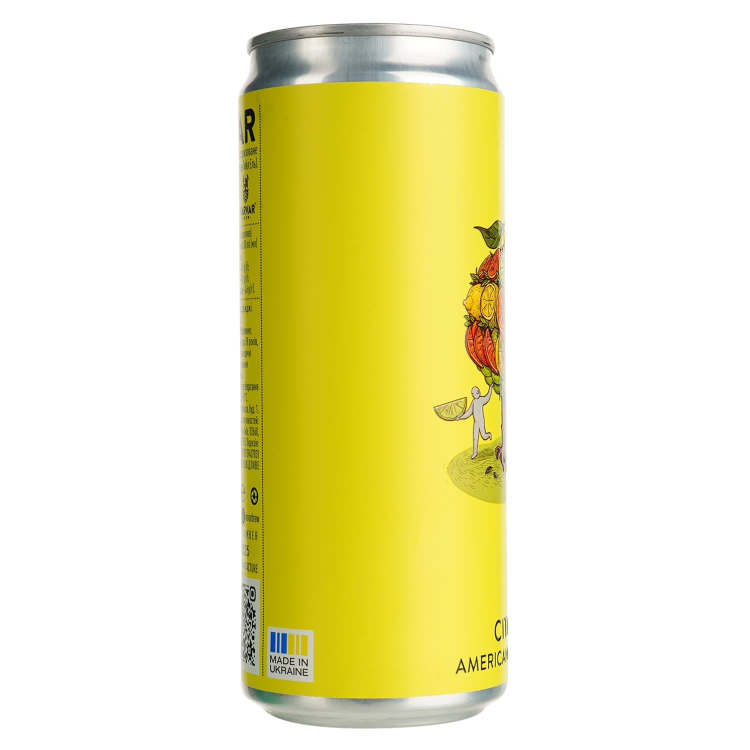 Пиво Varvar Citra American Pale Ale світле нефільтроване 6% 0.33 л з/б