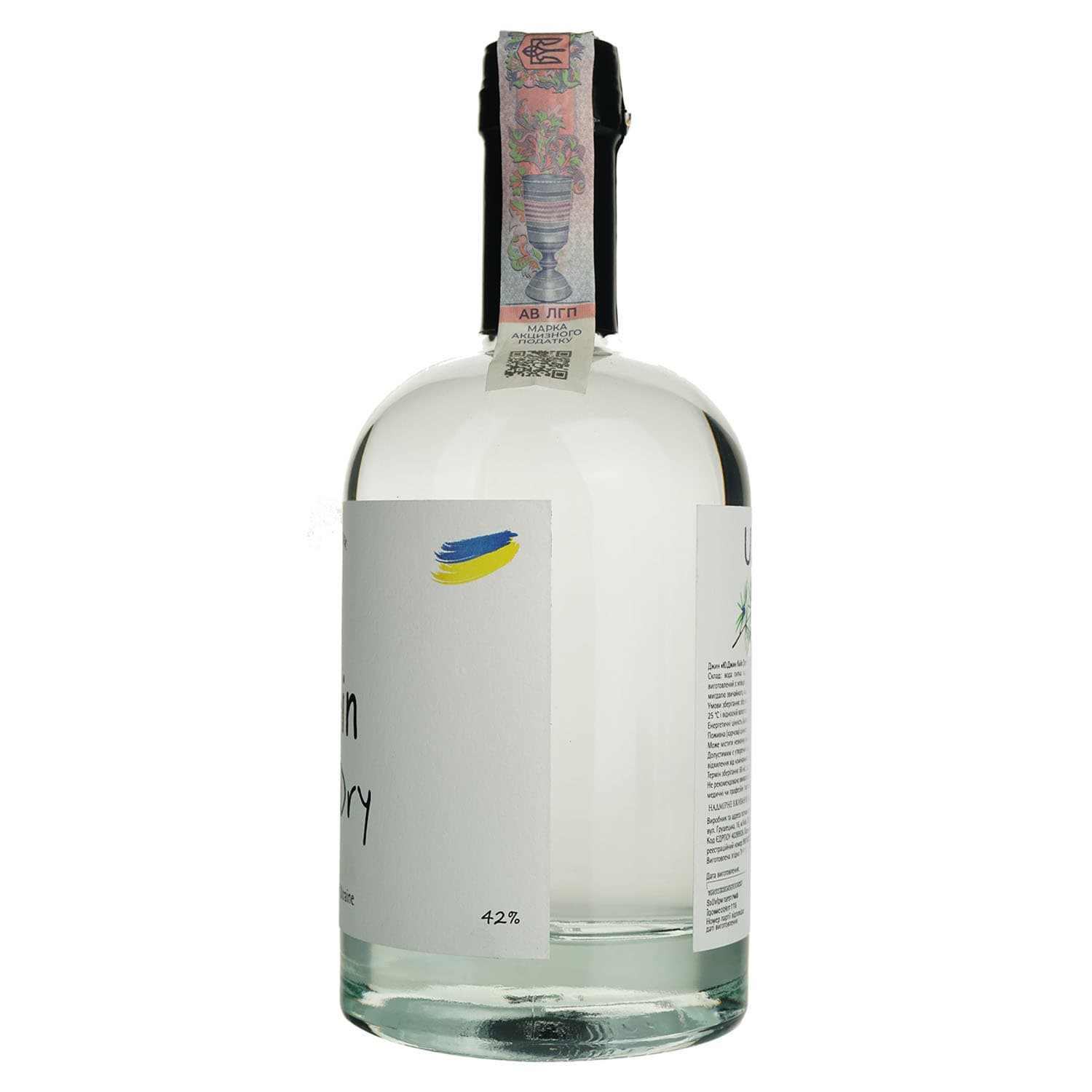 Джин Хані Баджер U.Gin Kyiv Dry 42% 0.5 л