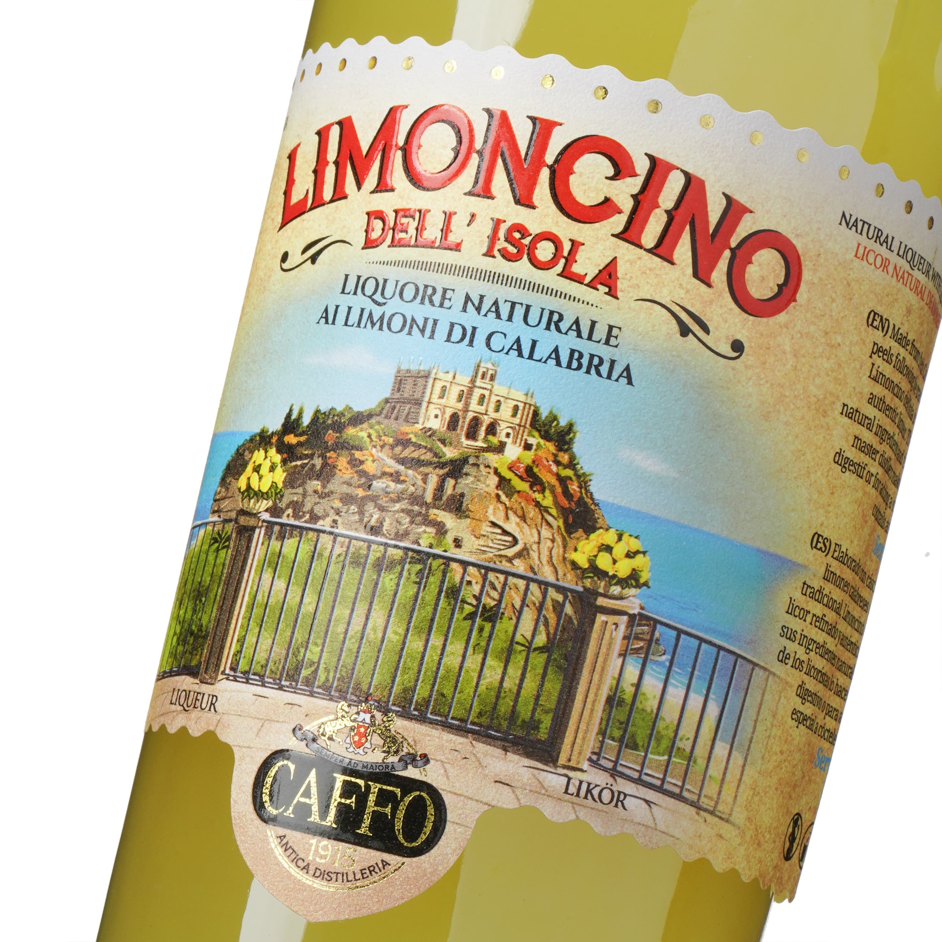 Лікер Caffo Limoncino dell Isola, 30%, 0,7 л