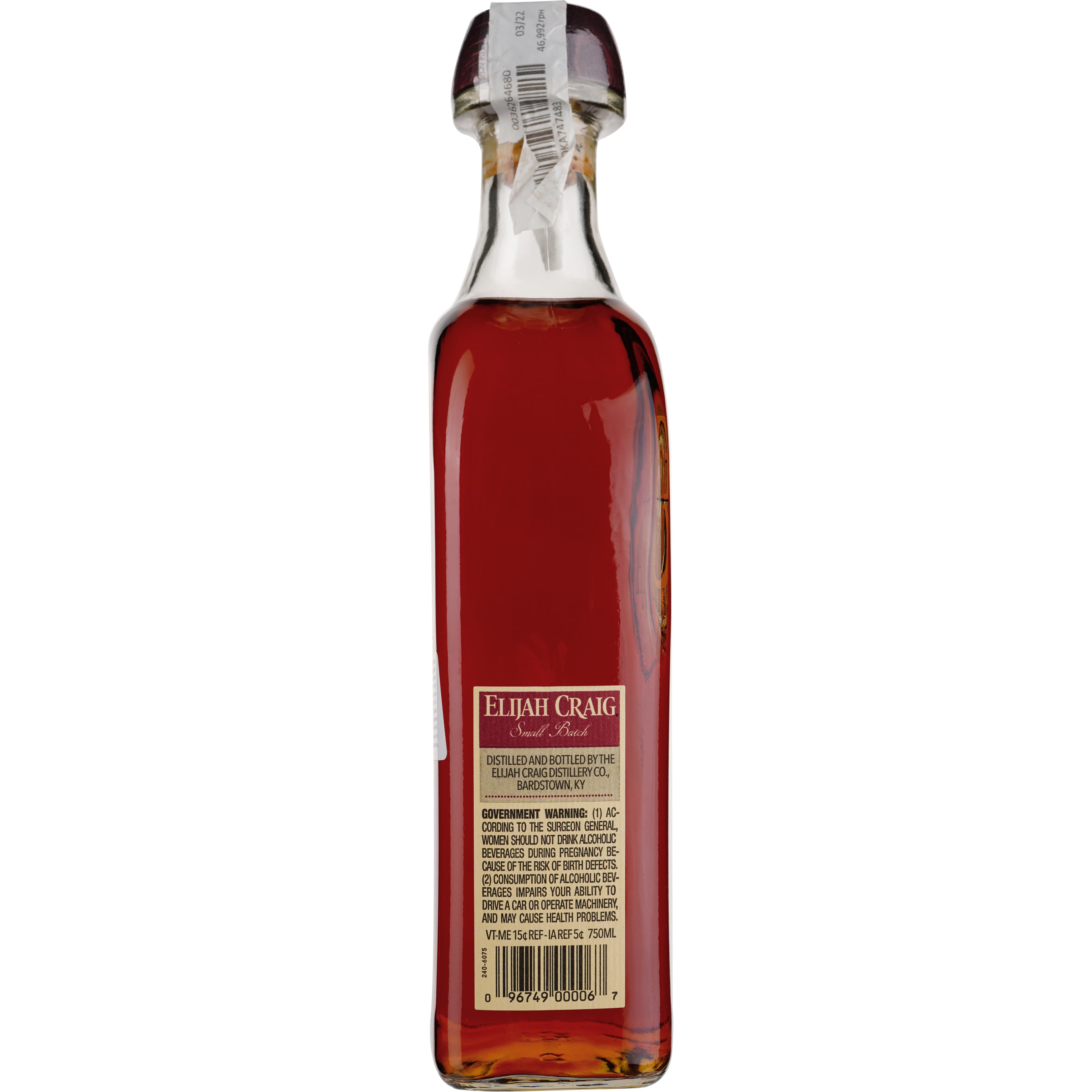 Віскі Elijah Craig Small Batch 47% 0.75 л
