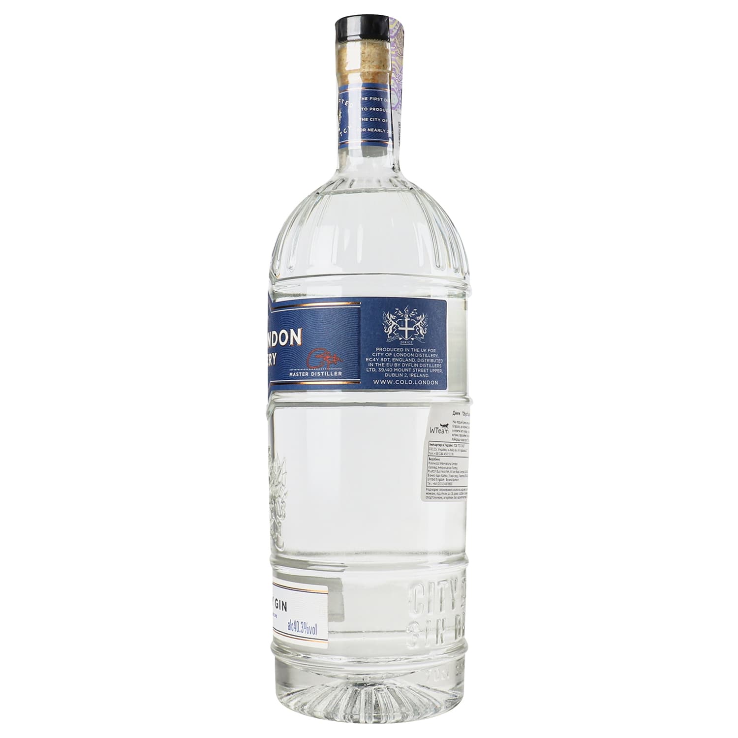 Джин City of London Distillery London Dry Gin, 40,3%, 0,7 л