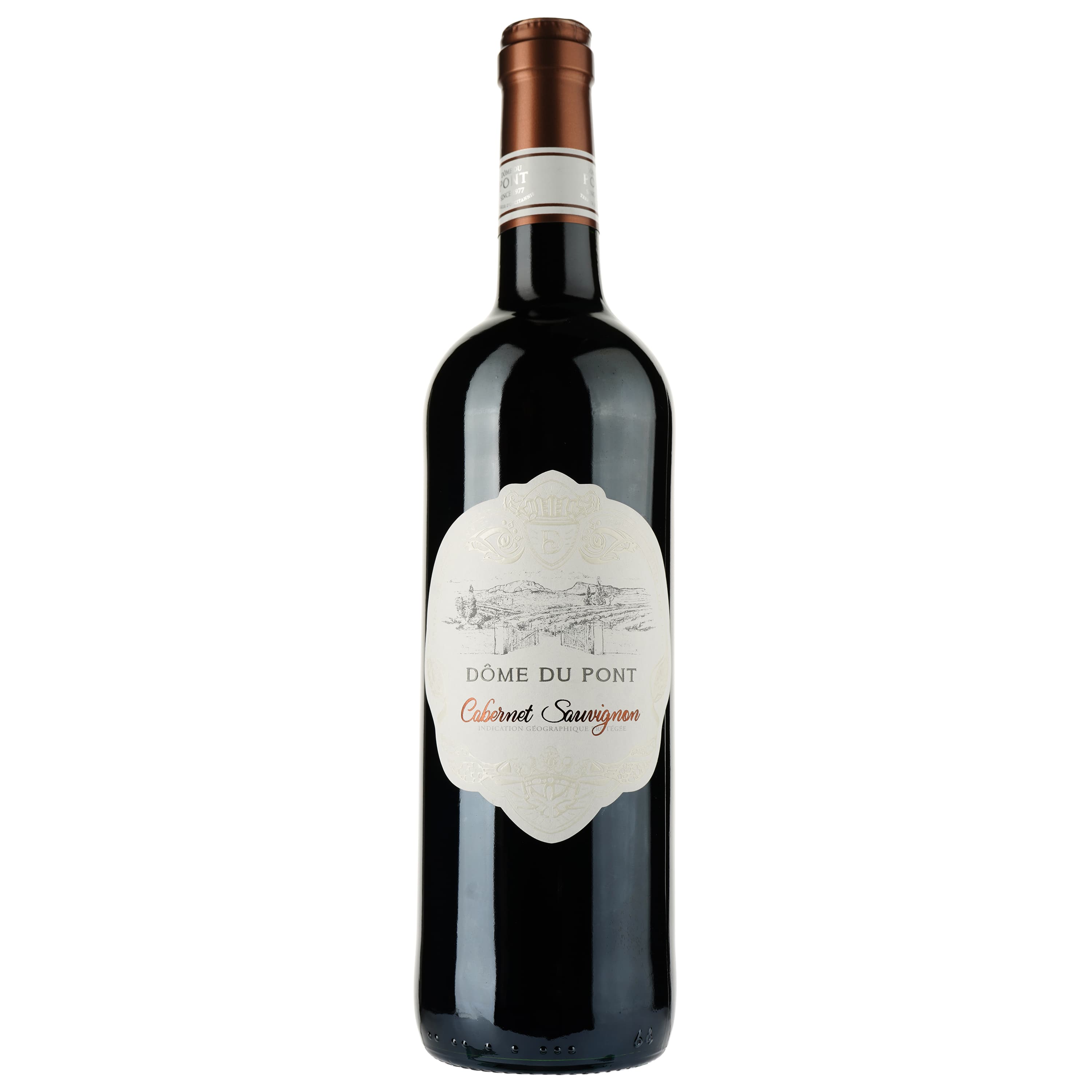 Вино Dome du Pont Cabernet Sauvignon Rouge IGP Pays D'Oc, червоне, сухе, 0,75 л
