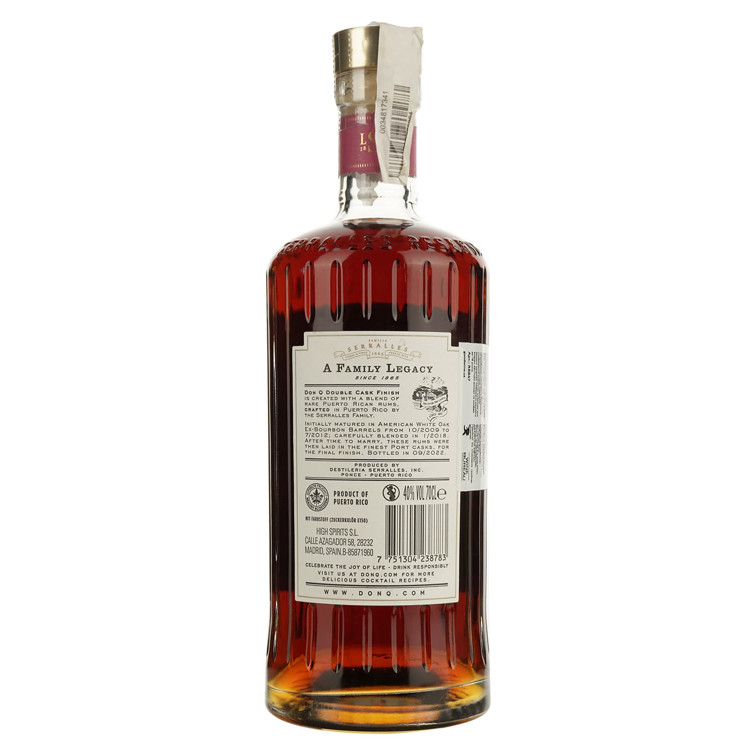 Ром Don Q Port Cask Finish 40% 0.7 л