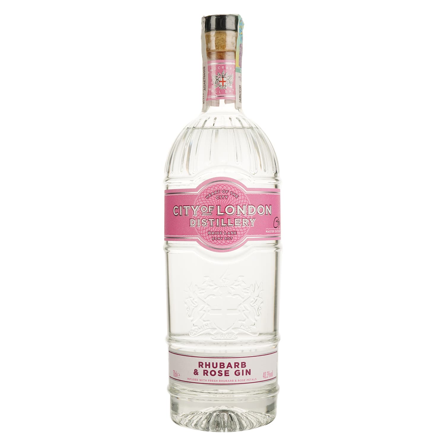 Джин City of London Distillery Rhubarb & Rose 40.3% 0.7 л