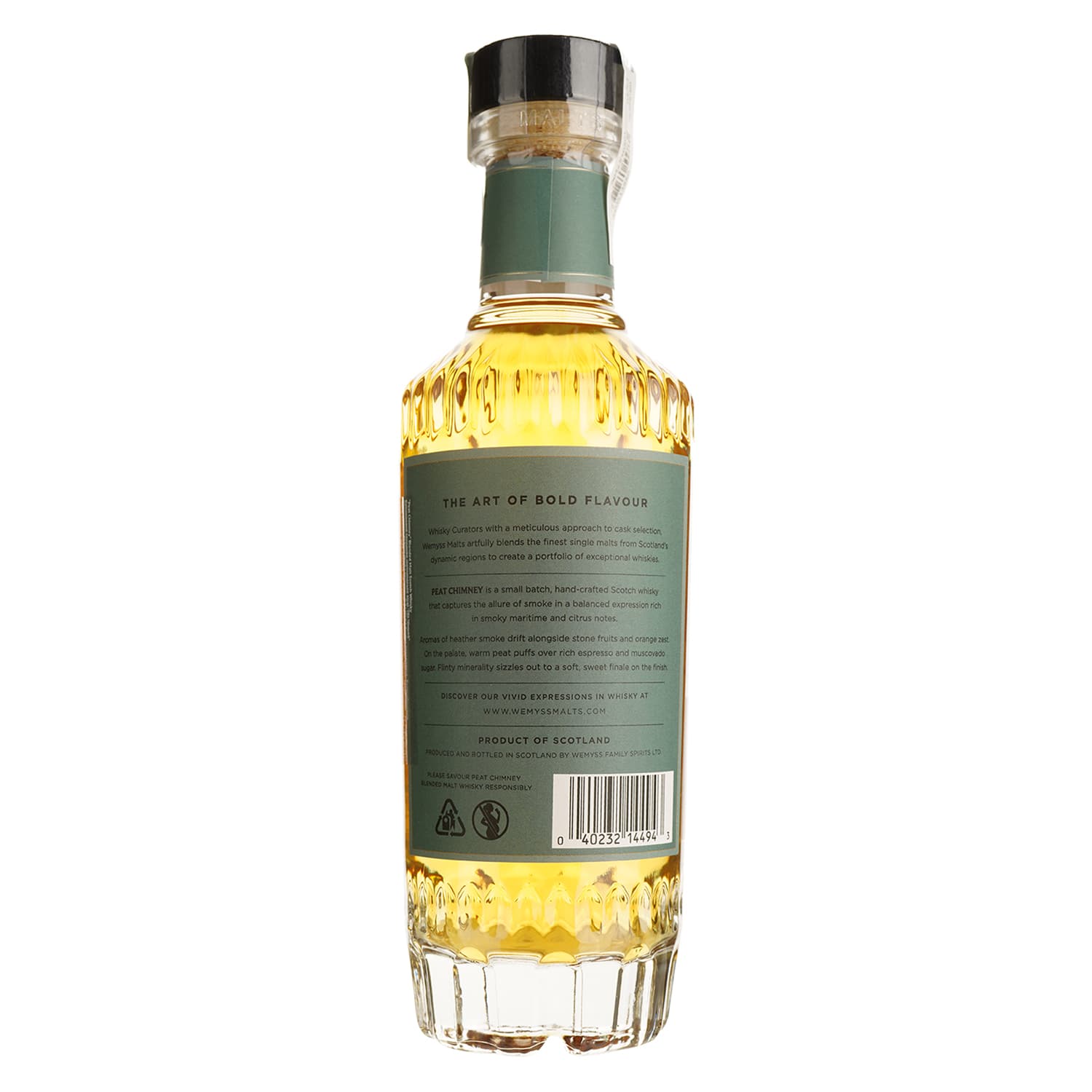 Віскі Wemyss Malts Peat Chimney Blended Malt 46% 0.7 л в подарунковій упаковці