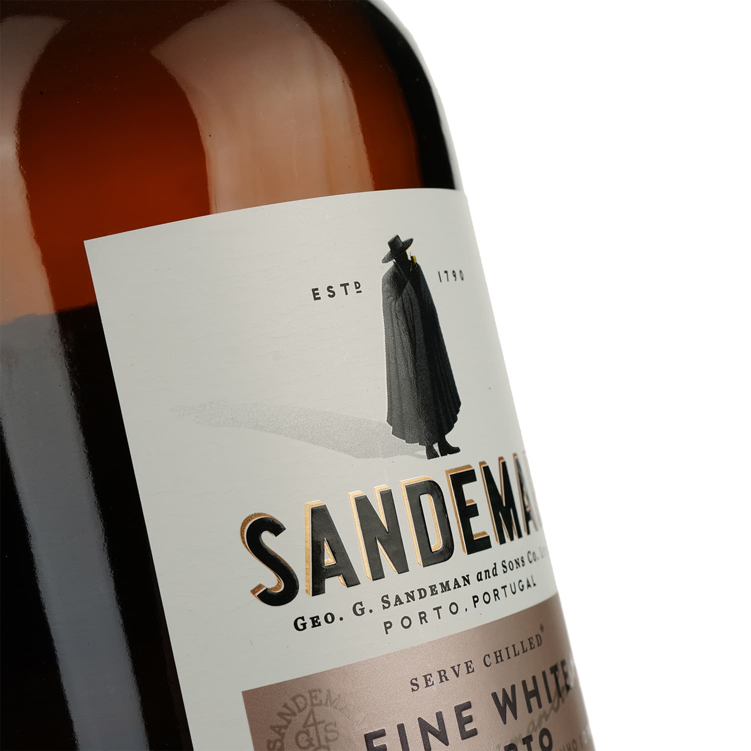 Вино Sandeman Porto White Sogrape Vinhos DO, біле, солодке, 19,5%, 0,75 л (2792)