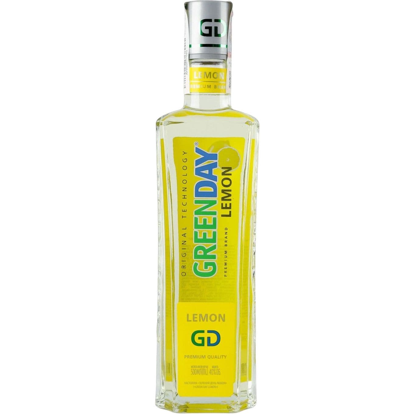 Настоянка Green Day Лимон 40% 0.5 л