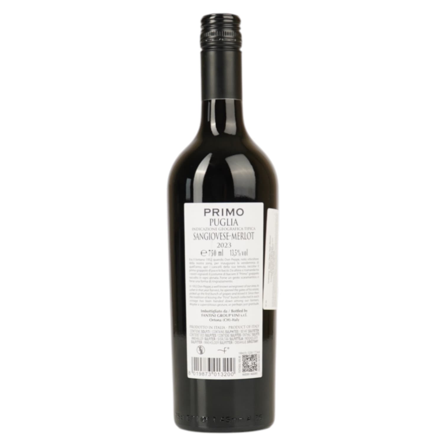Вино Fantin Farnese Primo Sangiovese-Merlot Puglia червоне сухе 12% 0.75 л (836)