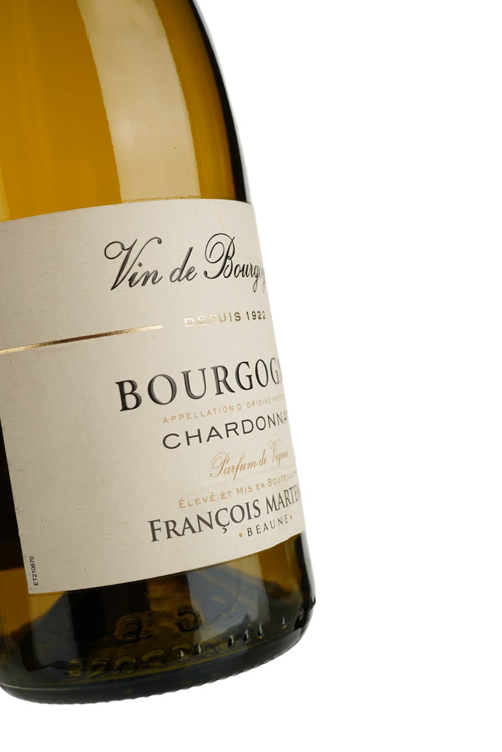 Вино Francois Martenot Bourgogne Chardonnay Parfum de Vigne, біле, сухе, 12,5%, 0,75 л