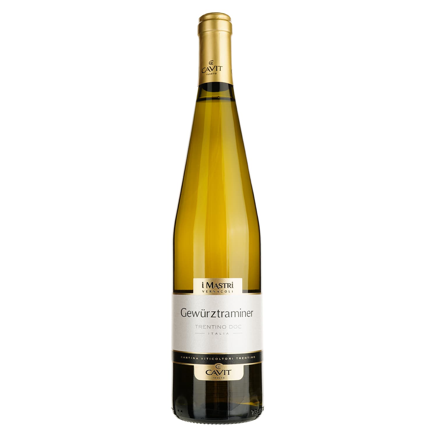 Вино Cavit Mastri Vernacoli Gewurztraminer, біле, сухе, 12,5%, 0,75 л