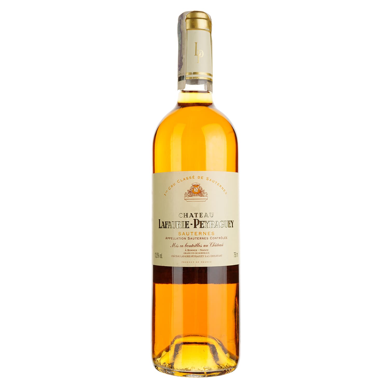 Вино Chateau Lafaurie-Peyraguey Sauternes, біле, сухе, 13%, 0,75 л