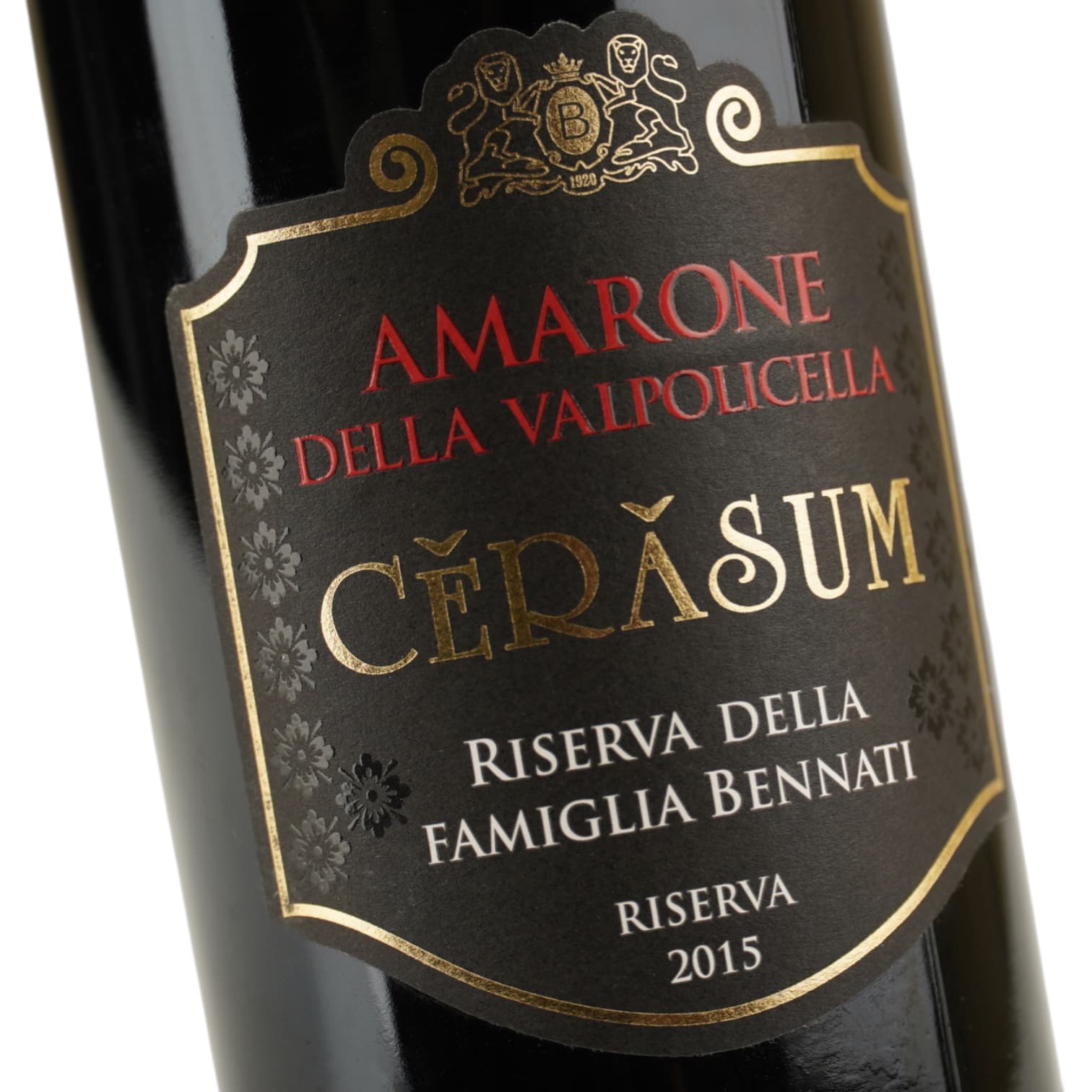 Вино Bennati Cerasum Riserva Amarone Della Valpolicella червоне сухе 15% 0.75 л