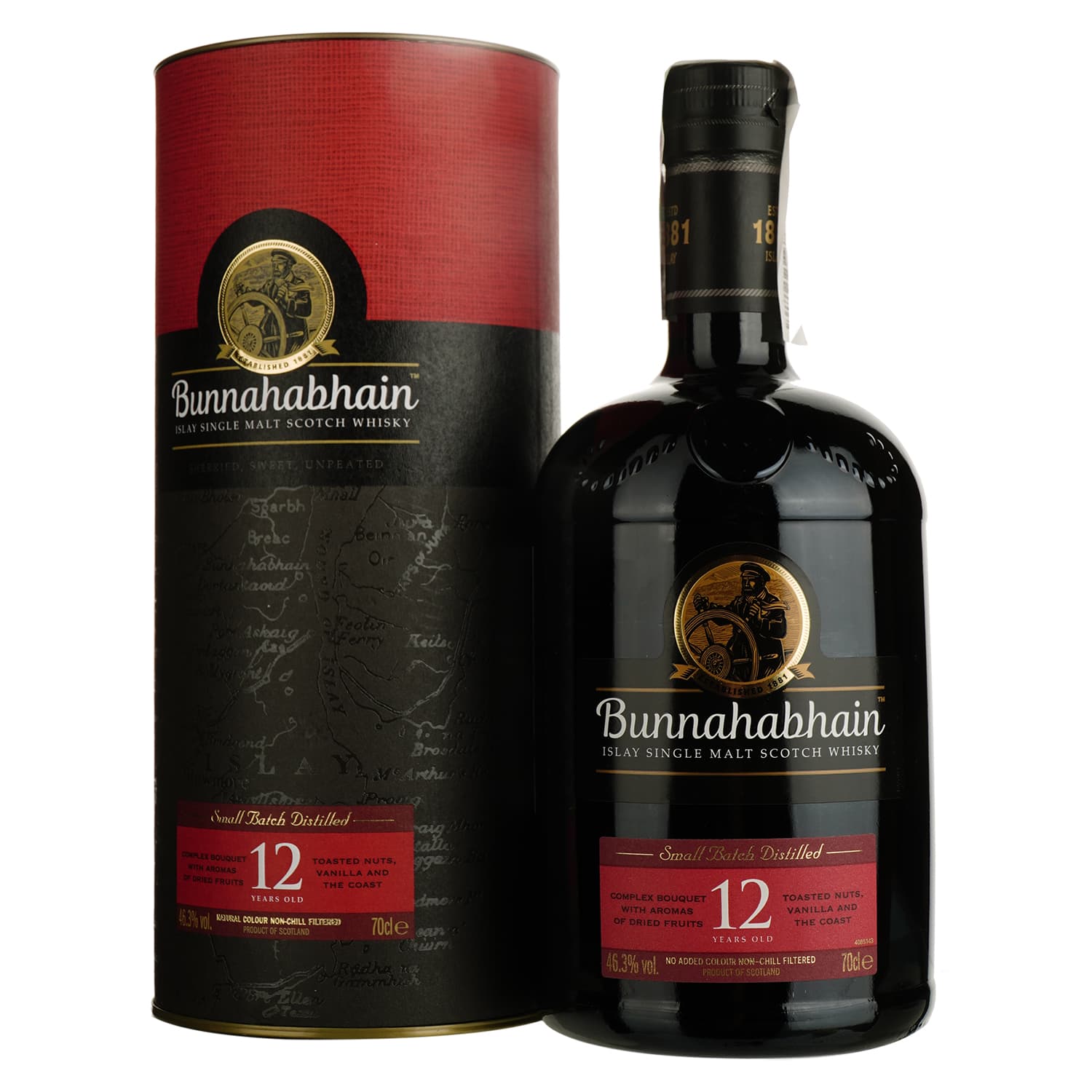 Віскі Bunnahabhain Single Malt Scotch Whisky, 46,3%, 0,7 л (849443)