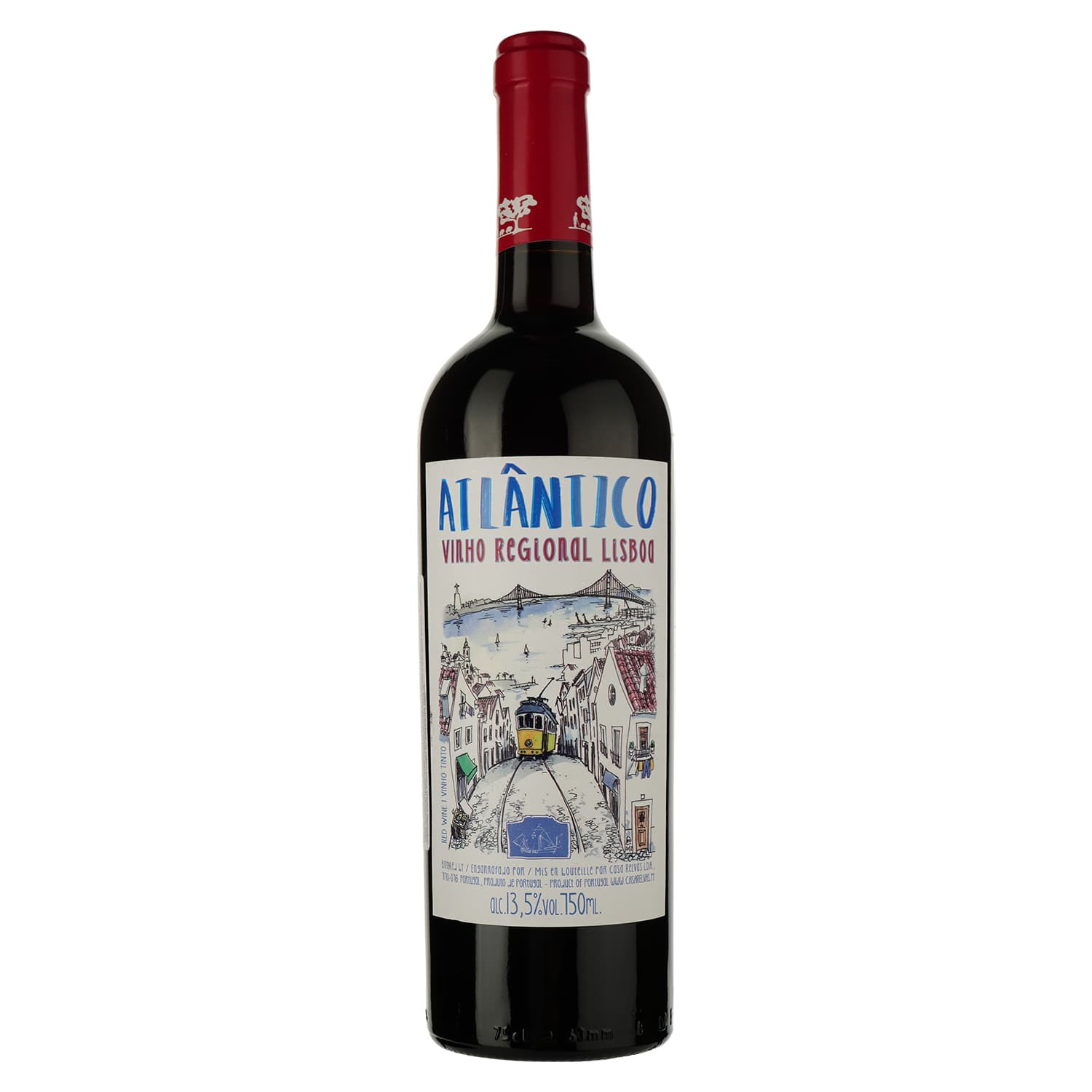 Вино Atlantico Lisboa Tinto червоне сухе 0.75 л