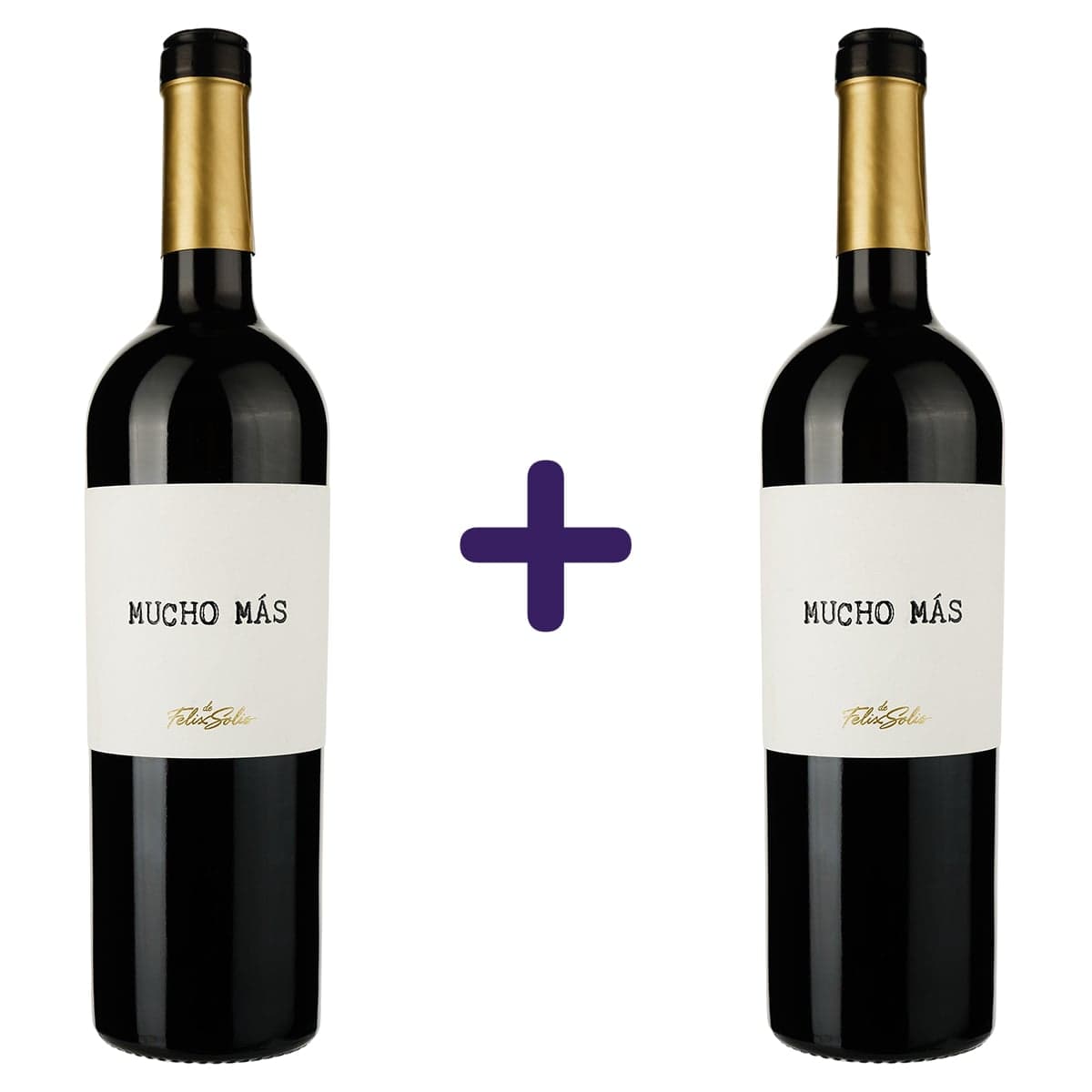 Вино Mucho Mas Tinto, червоне, напівсухе 1.5 л (2 шт. х 0.75 л)