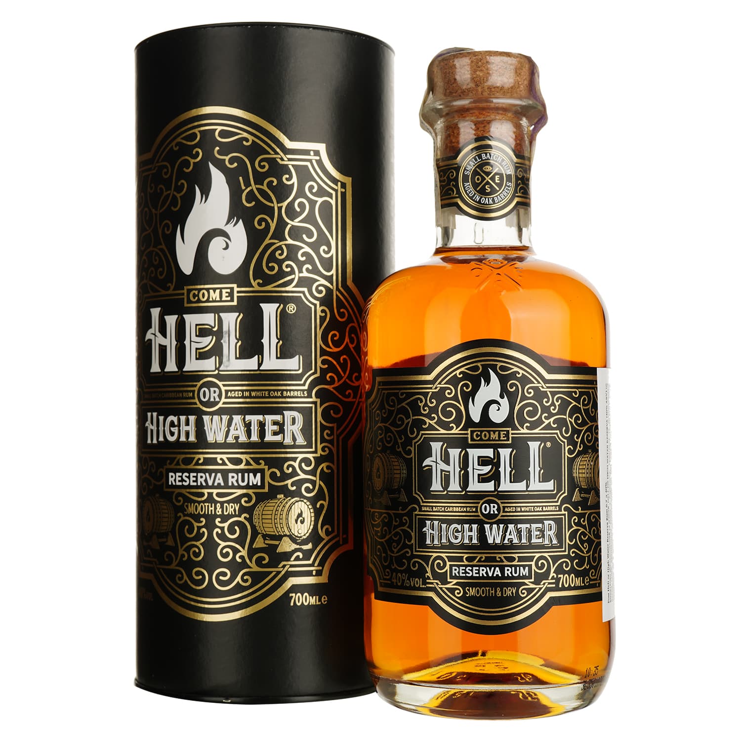 Ром Hell or High Water Reserva Rum 40% 0.7 л у подарунковій упаковці