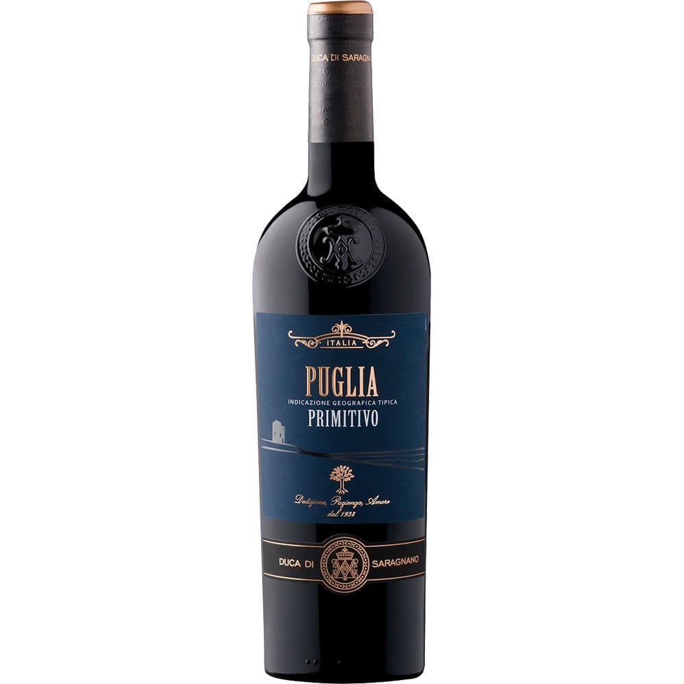 Вино Duca Di Saragnano Primitivo Puglia IGT червоне напівсухе 0.75 л