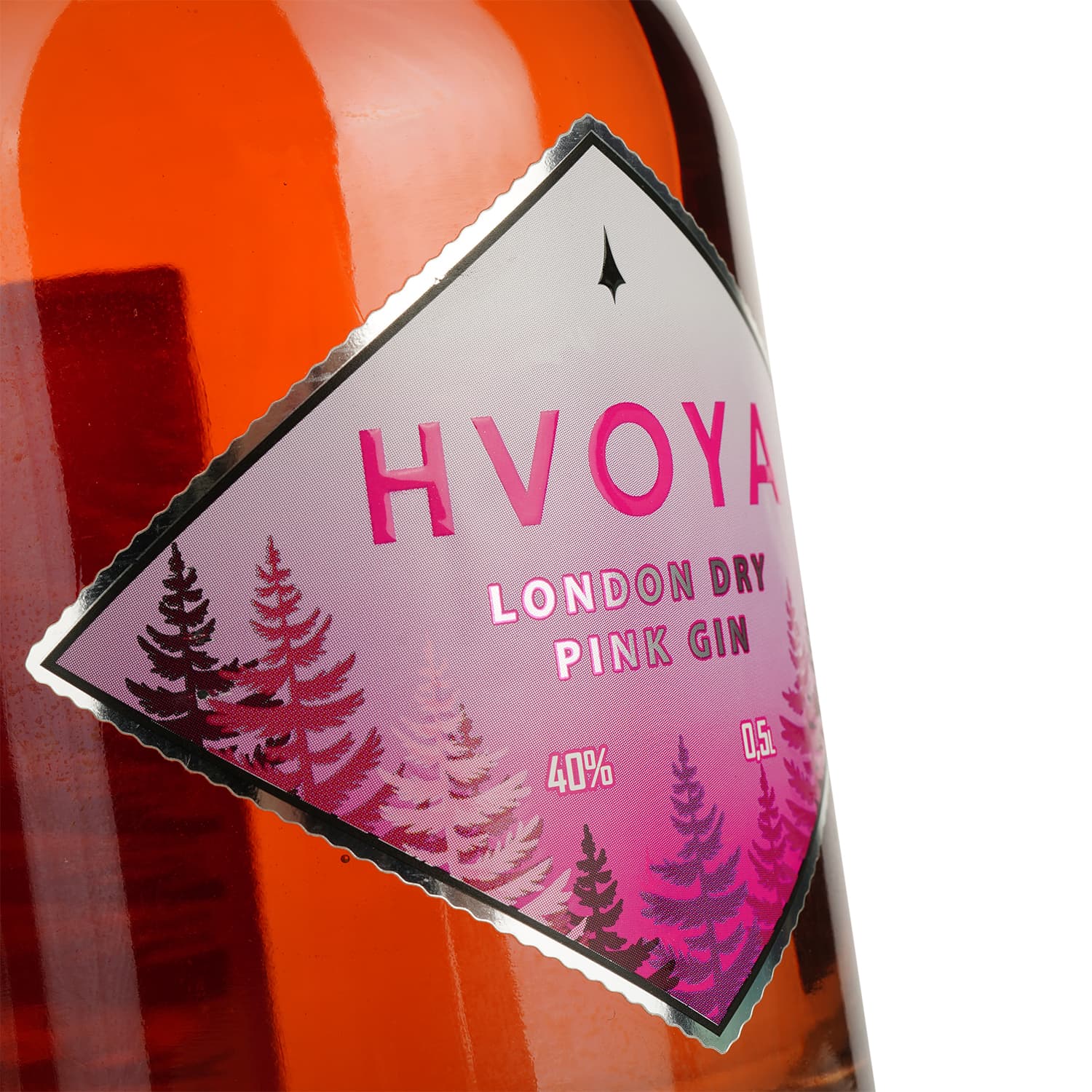 Джин Hvoya London Dry Pink 40% 0.5 л