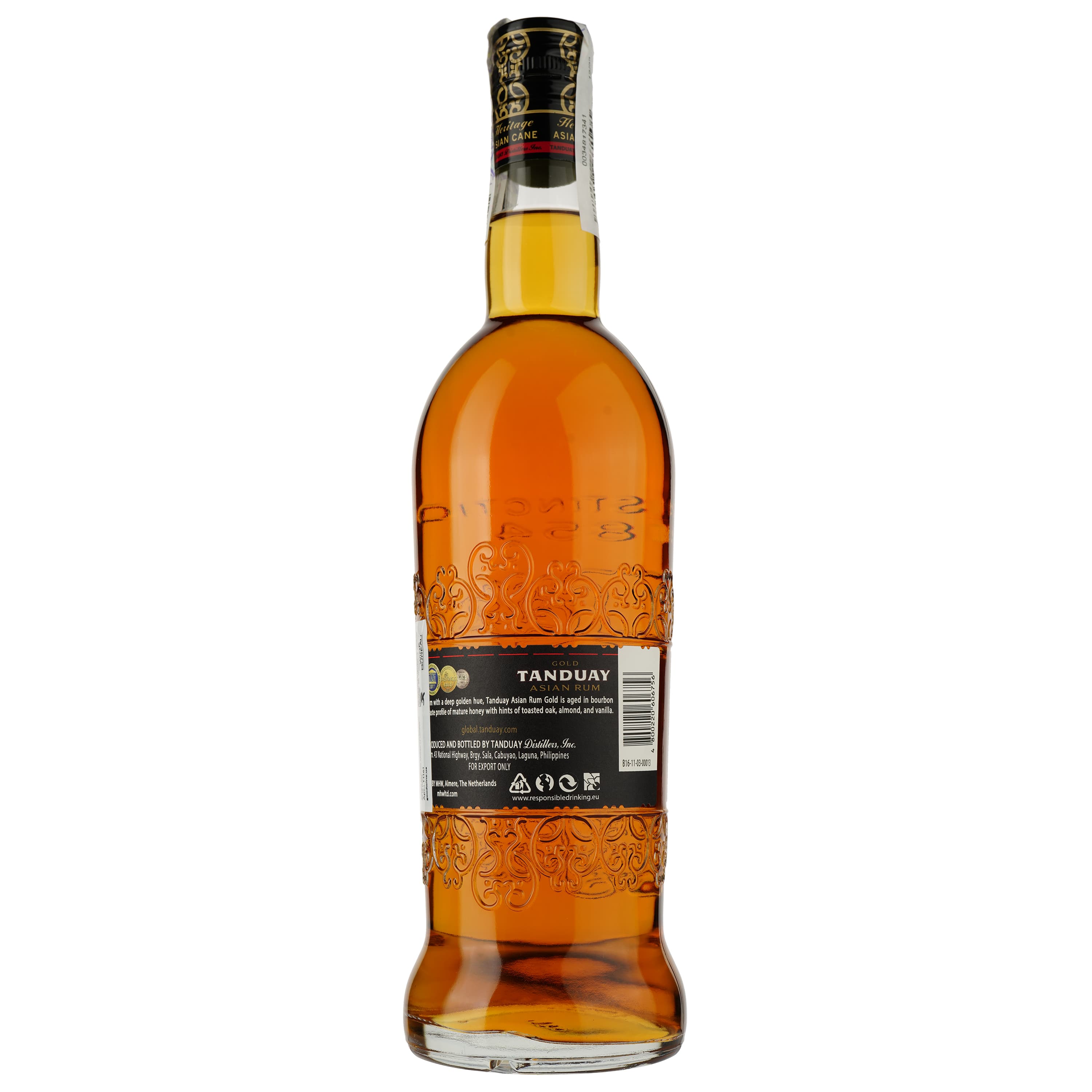 Ром Tanduay Asian Rum Gold 40% 0.7 л