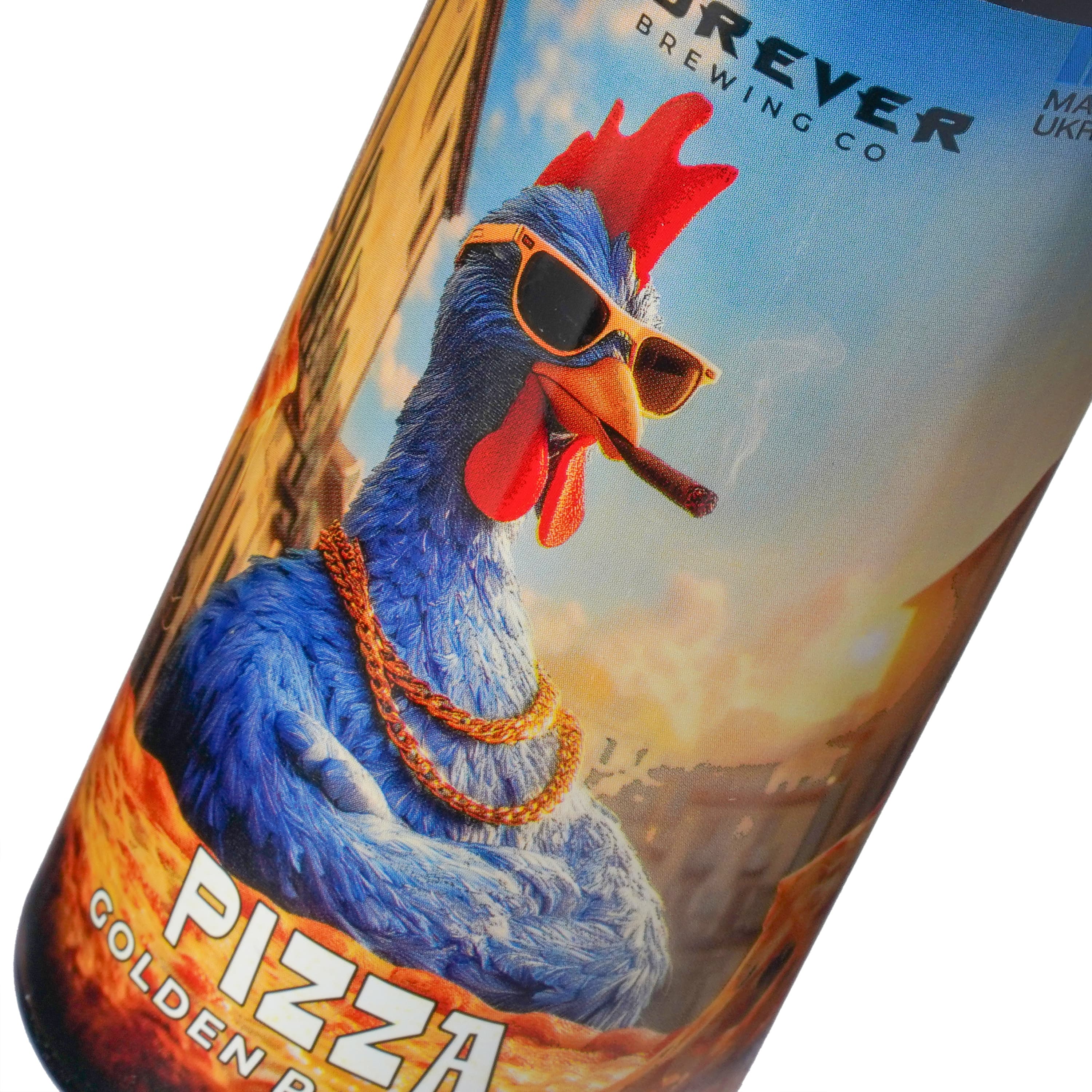 Пиво Forever Pizza світле нефільтроване 6.5% 0.5 л