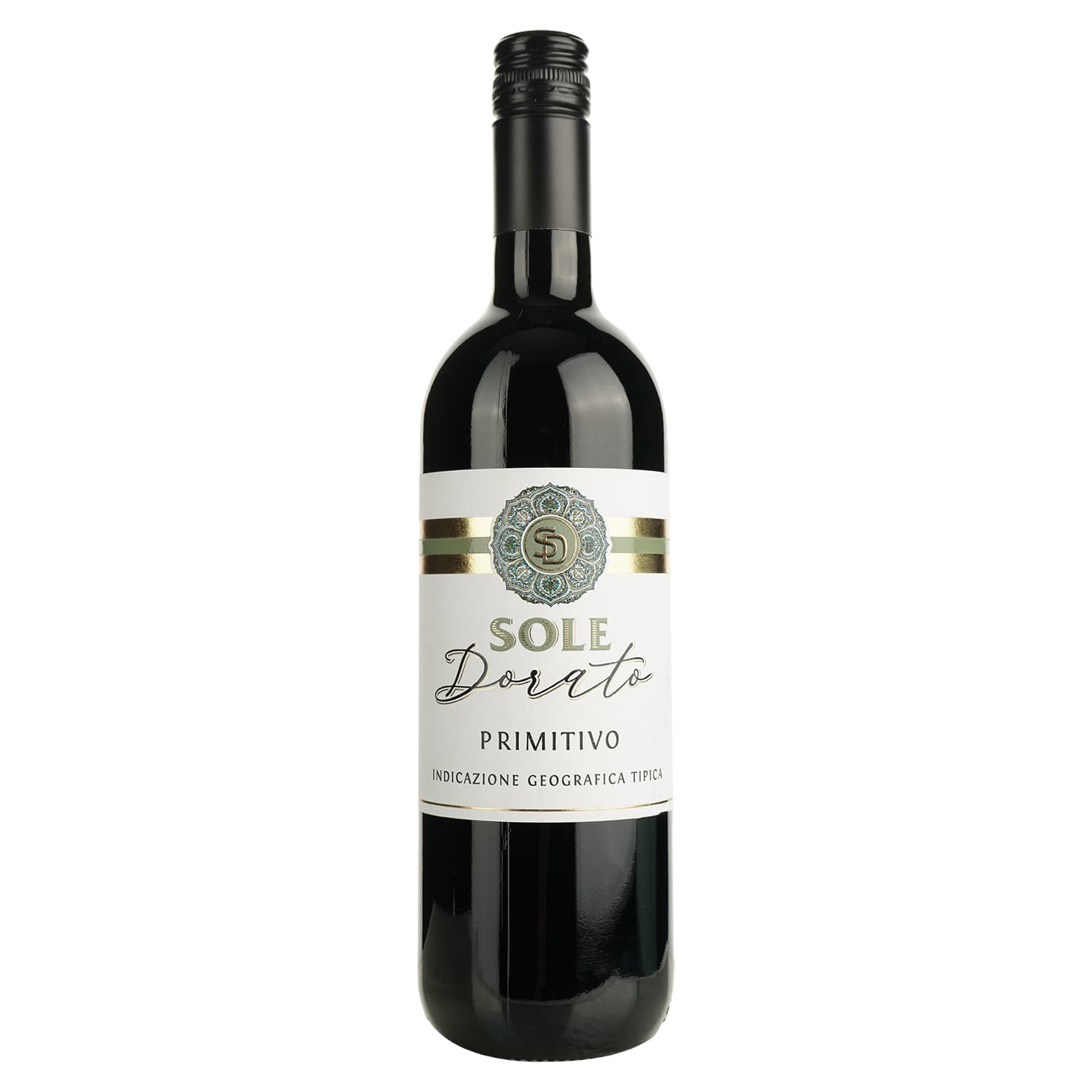 Вино Sole Dorato Primitivo IGP червоне сухе 0.75 л